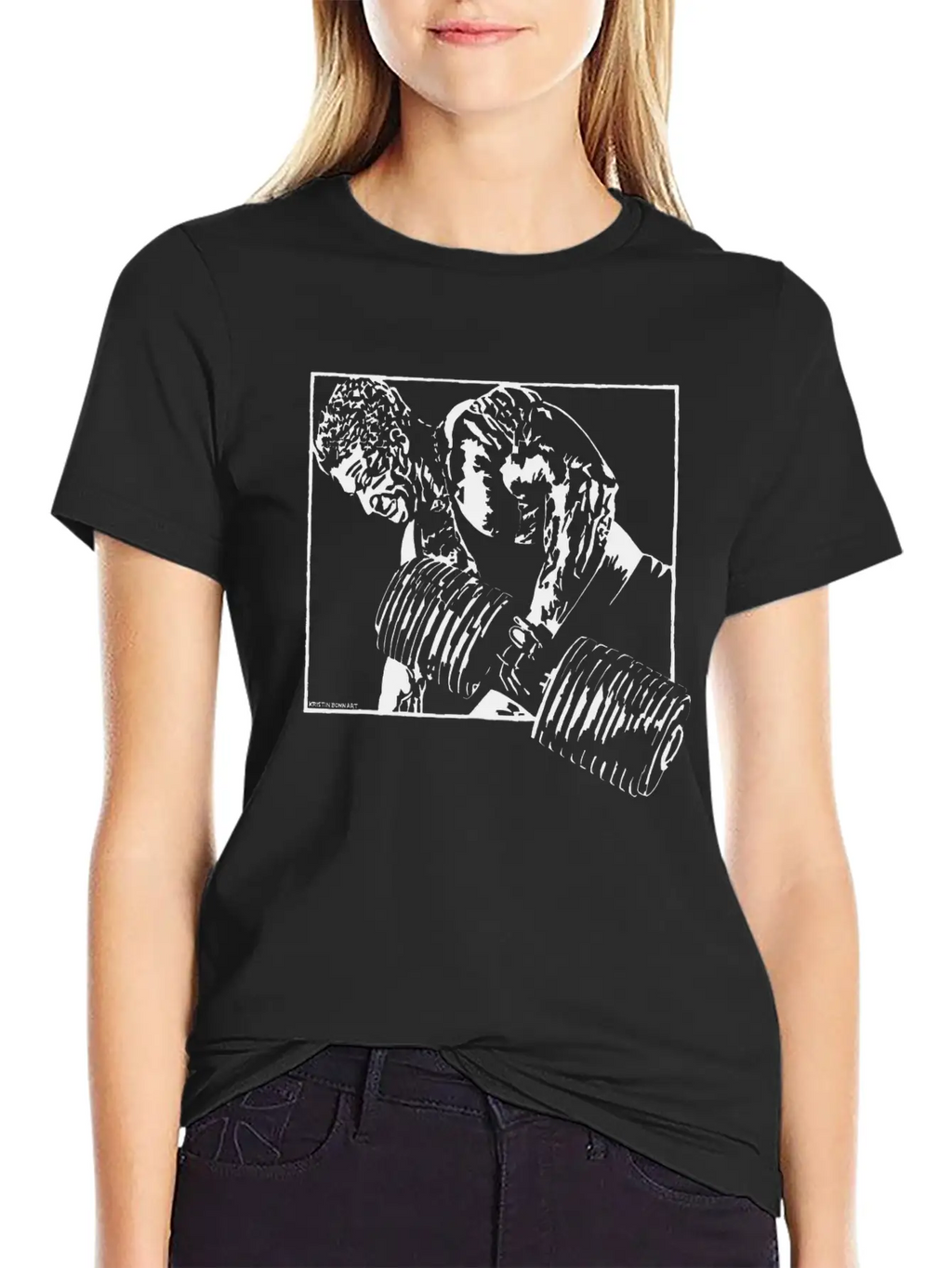 Heavy Dumbbel Unisex Casual T-Shirt – Clean Design For Daily Comfort