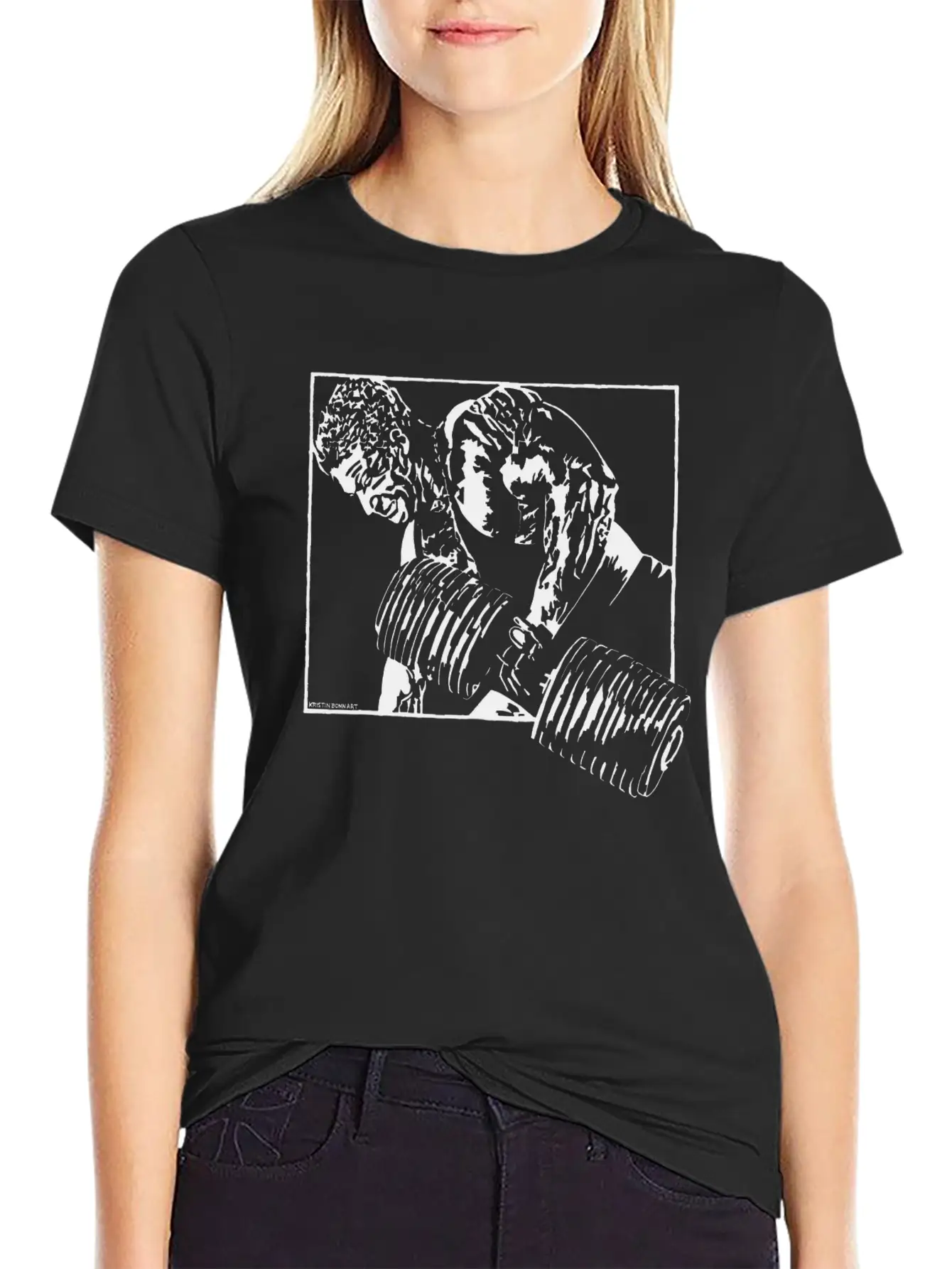 Heavy Dumbbel Unisex Casual T-Shirt – Clean Design For Daily Comfort