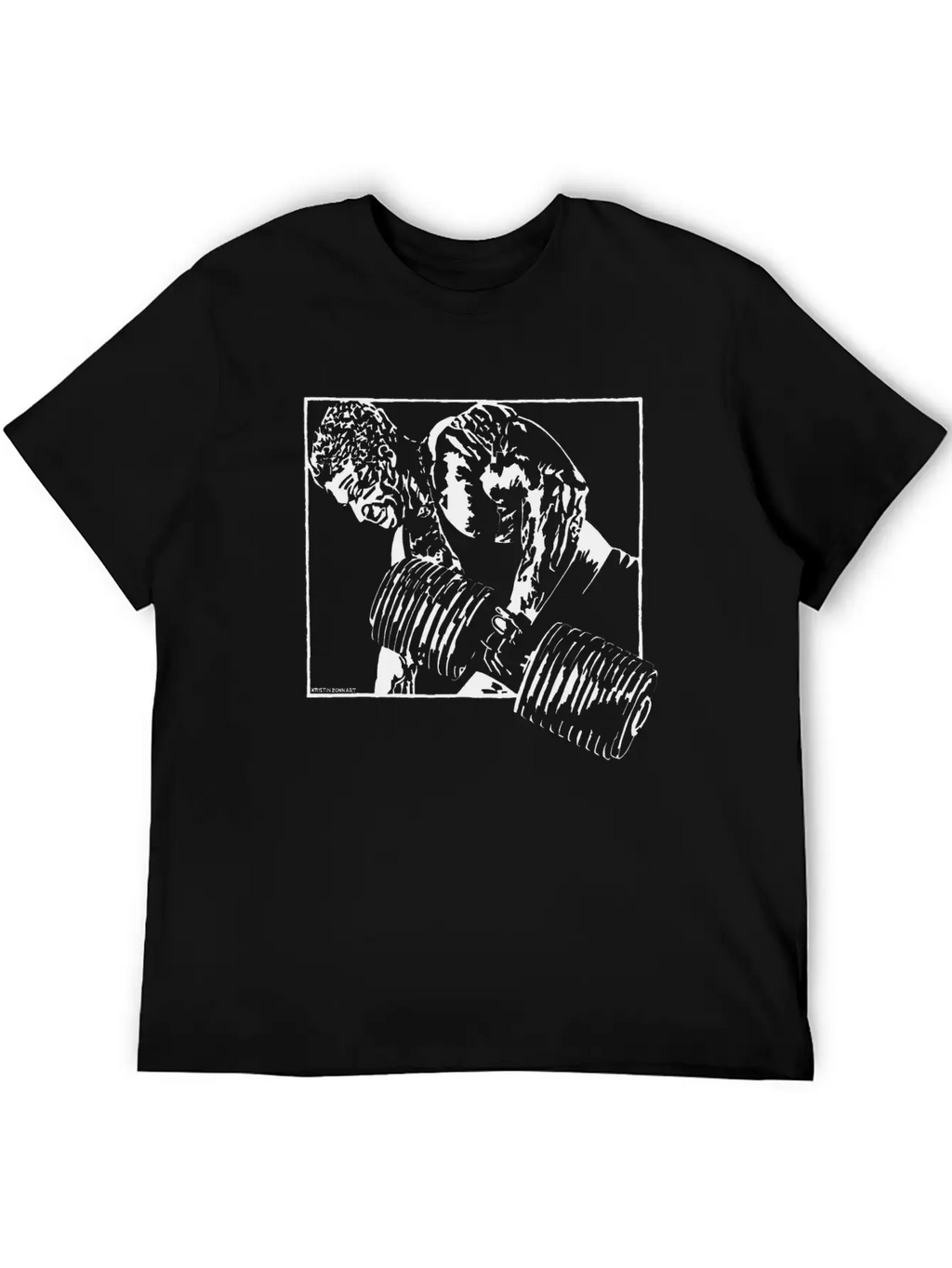Heavy Dumbbel Unisex Casual T-Shirt – Clean Design For Daily Comfort