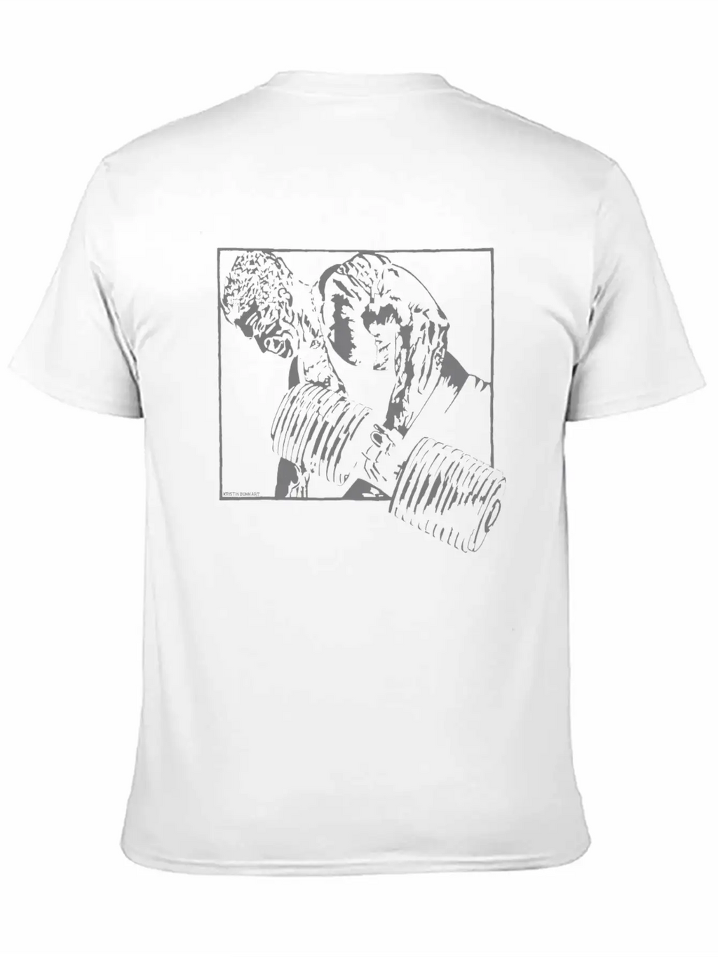 Heavy Dumbbel Unisex Casual T-Shirt – Clean Design For Daily Comfort