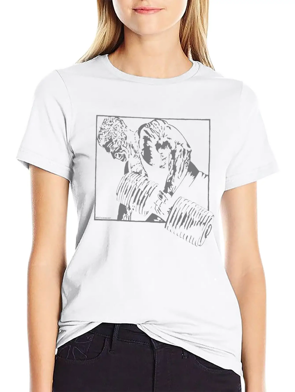Heavy Dumbbel Unisex Casual T-Shirt – Clean Design For Daily Comfort