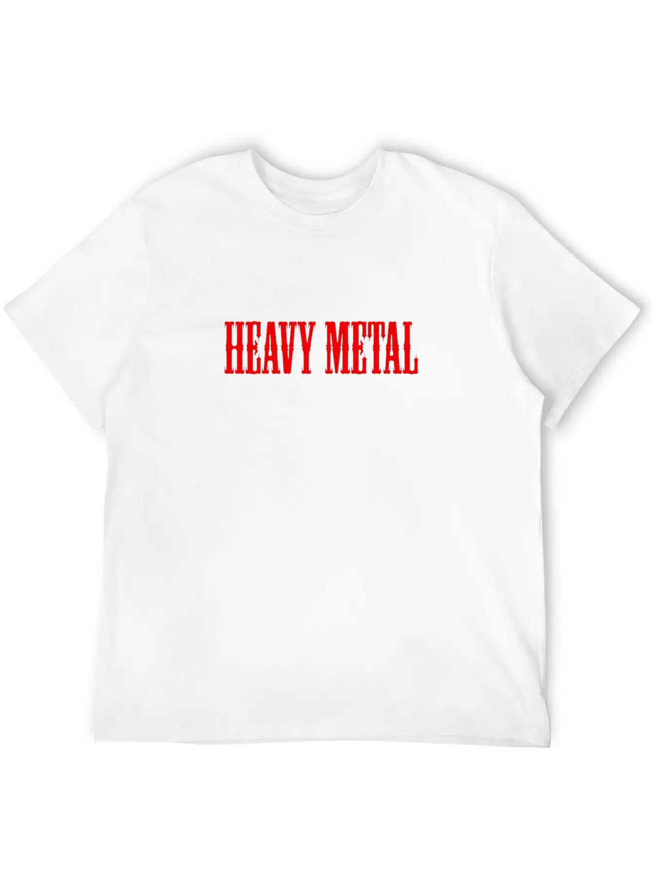 Heavy Metal Casual Graphic T-Shirt – Simple And Comfortable Daily Wear