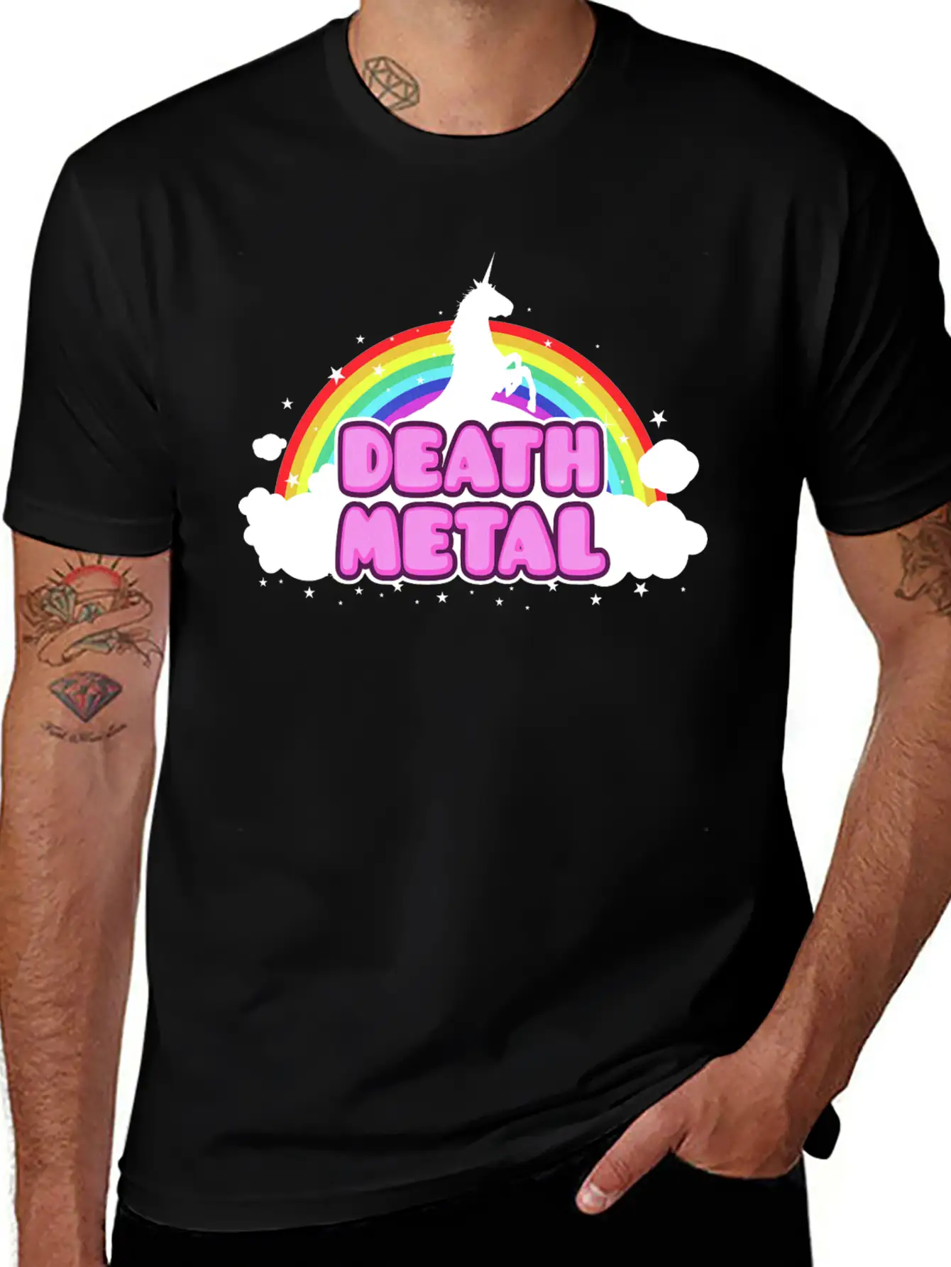HEAVY METAL PARODY Unisex Short Sleeve Soft Cotton T-Shirt – Casual Everyday Wear