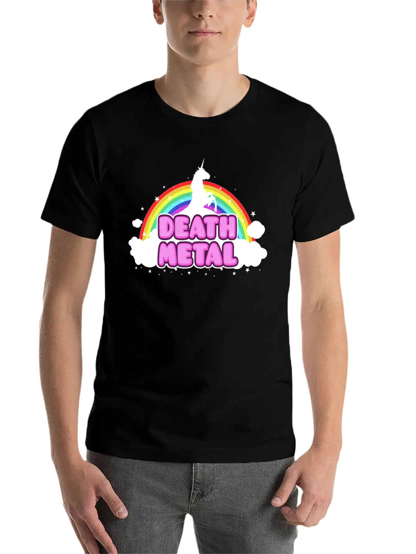 HEAVY METAL PARODY Unisex Short Sleeve Soft Cotton T-Shirt – Casual Everyday Wear