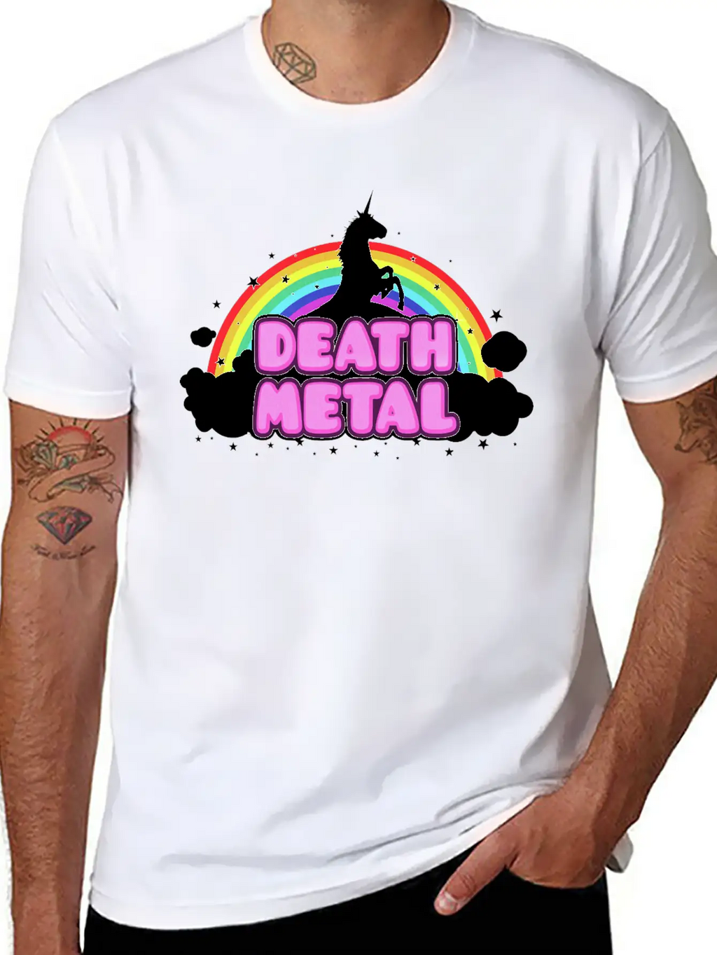 HEAVY METAL PARODY Unisex Short Sleeve Soft Cotton T-Shirt – Casual Everyday Wear