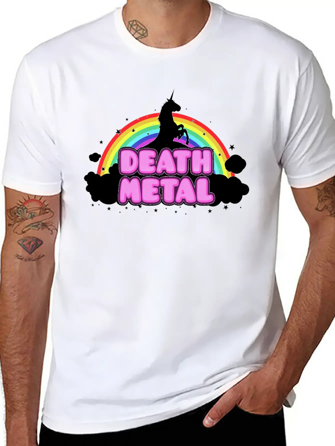 HEAVY METAL PARODY Unisex Short Sleeve Soft Cotton T-Shirt – Casual Everyday Wear