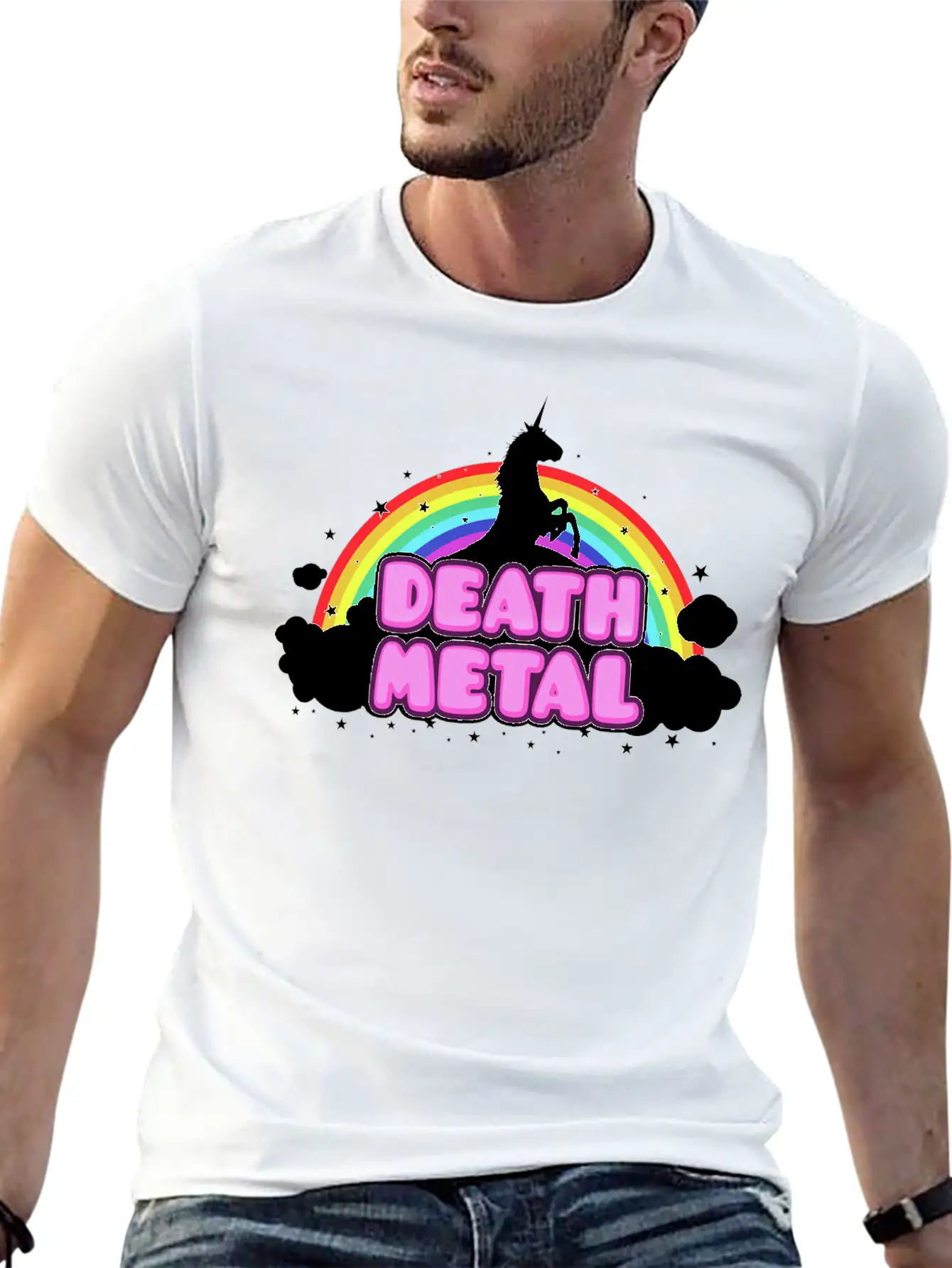 HEAVY METAL PARODY Unisex Short Sleeve Soft Cotton T-Shirt – Casual Everyday Wear
