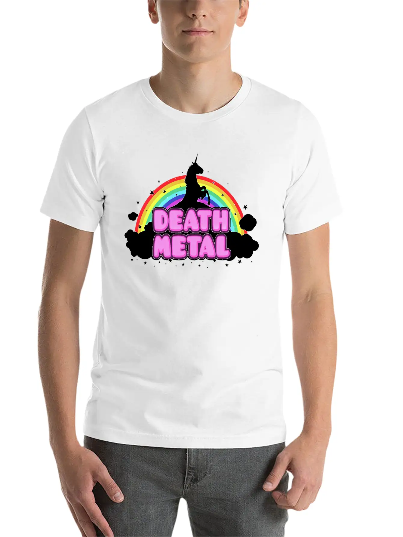 HEAVY METAL PARODY Unisex Short Sleeve Soft Cotton T-Shirt – Casual Everyday Wear