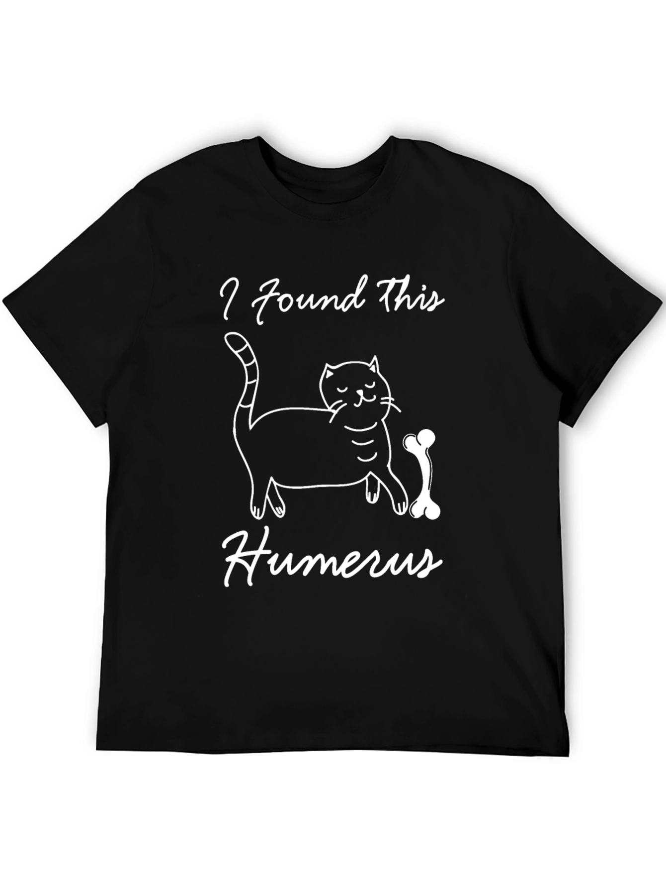 Funny Cat & Bone Humor T-Shirt