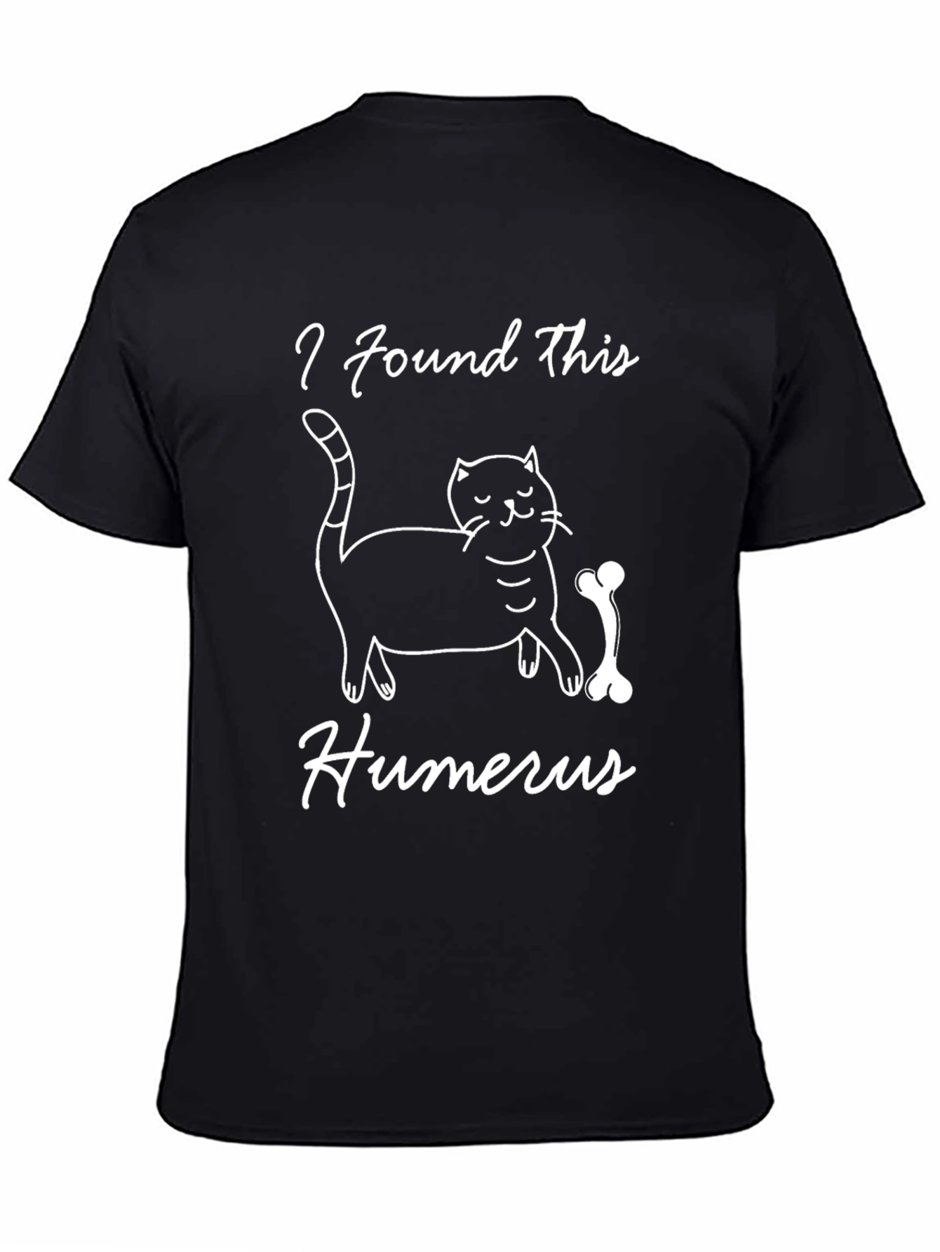 Funny Cat & Bone Humor T-Shirt