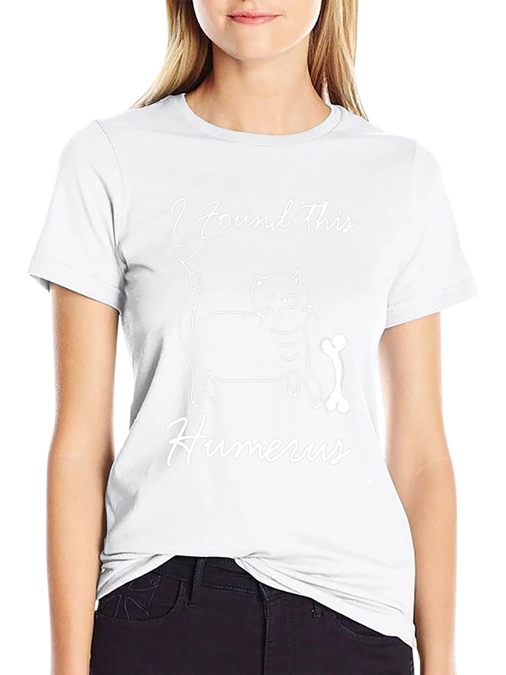 Funny Cat & Bone Humor T-Shirt