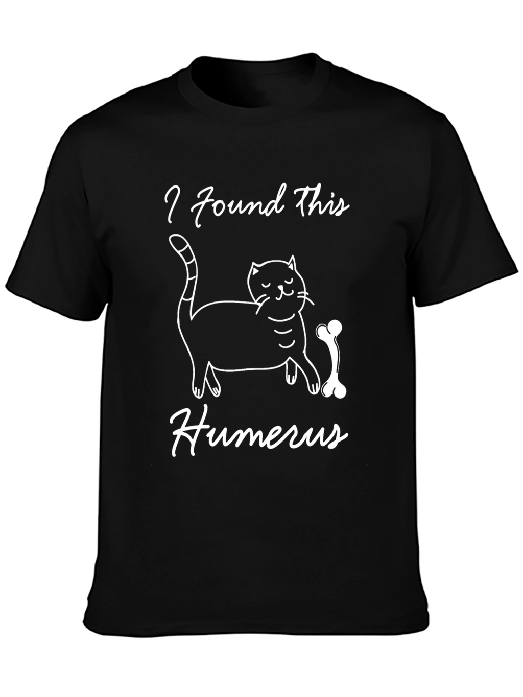 Funny Cat & Bone Humor T-Shirt
