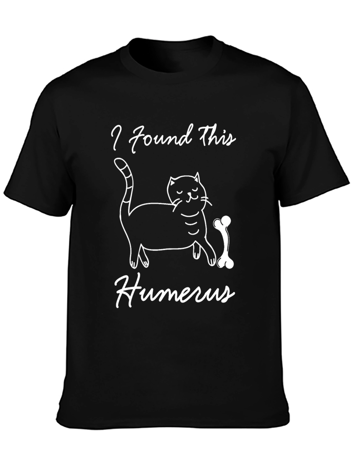 Funny Cat & Bone Humor T-Shirt