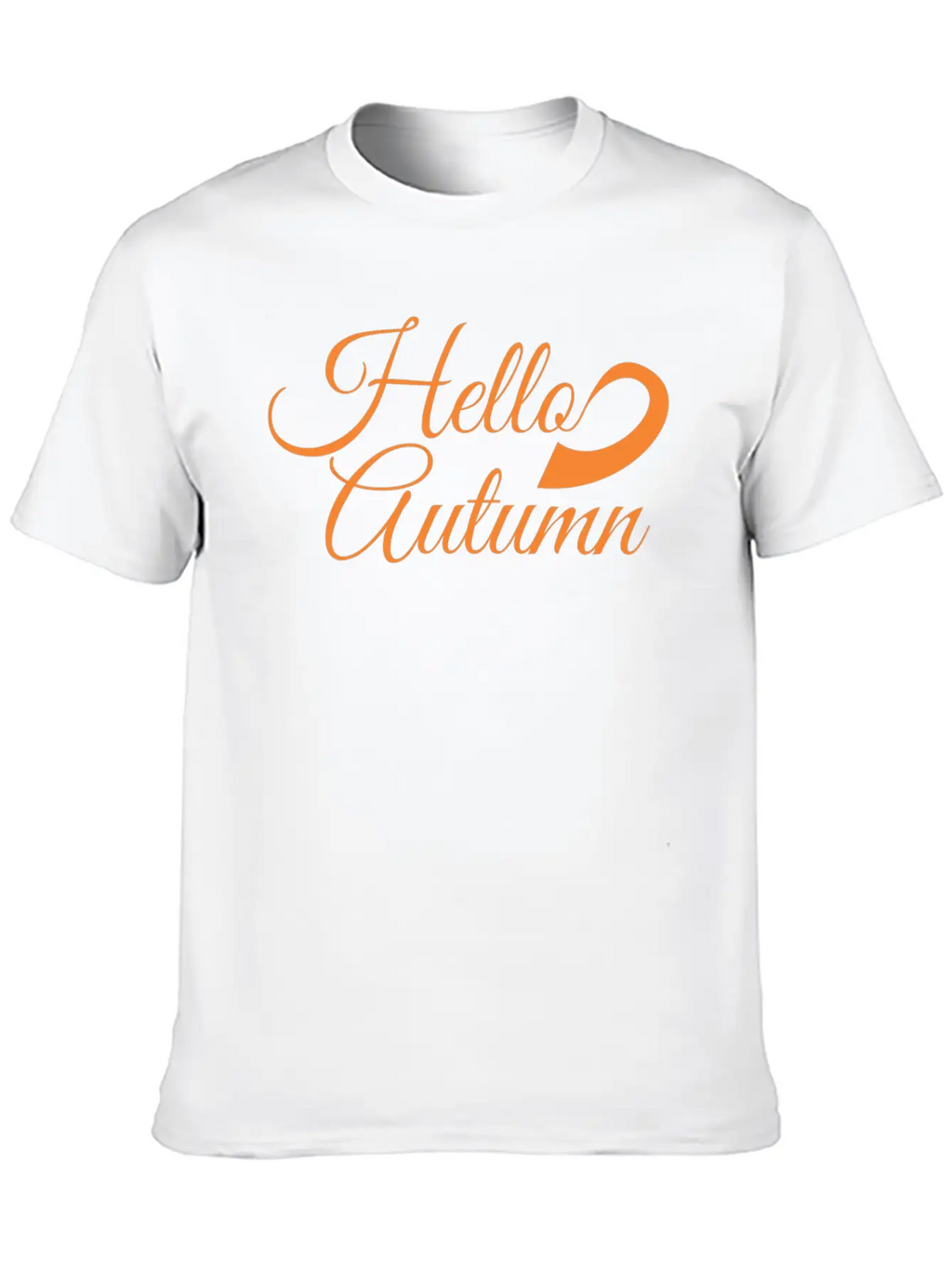 Hello Autumn Essential Cotton Tee For Daily Outfits – Unisex Style