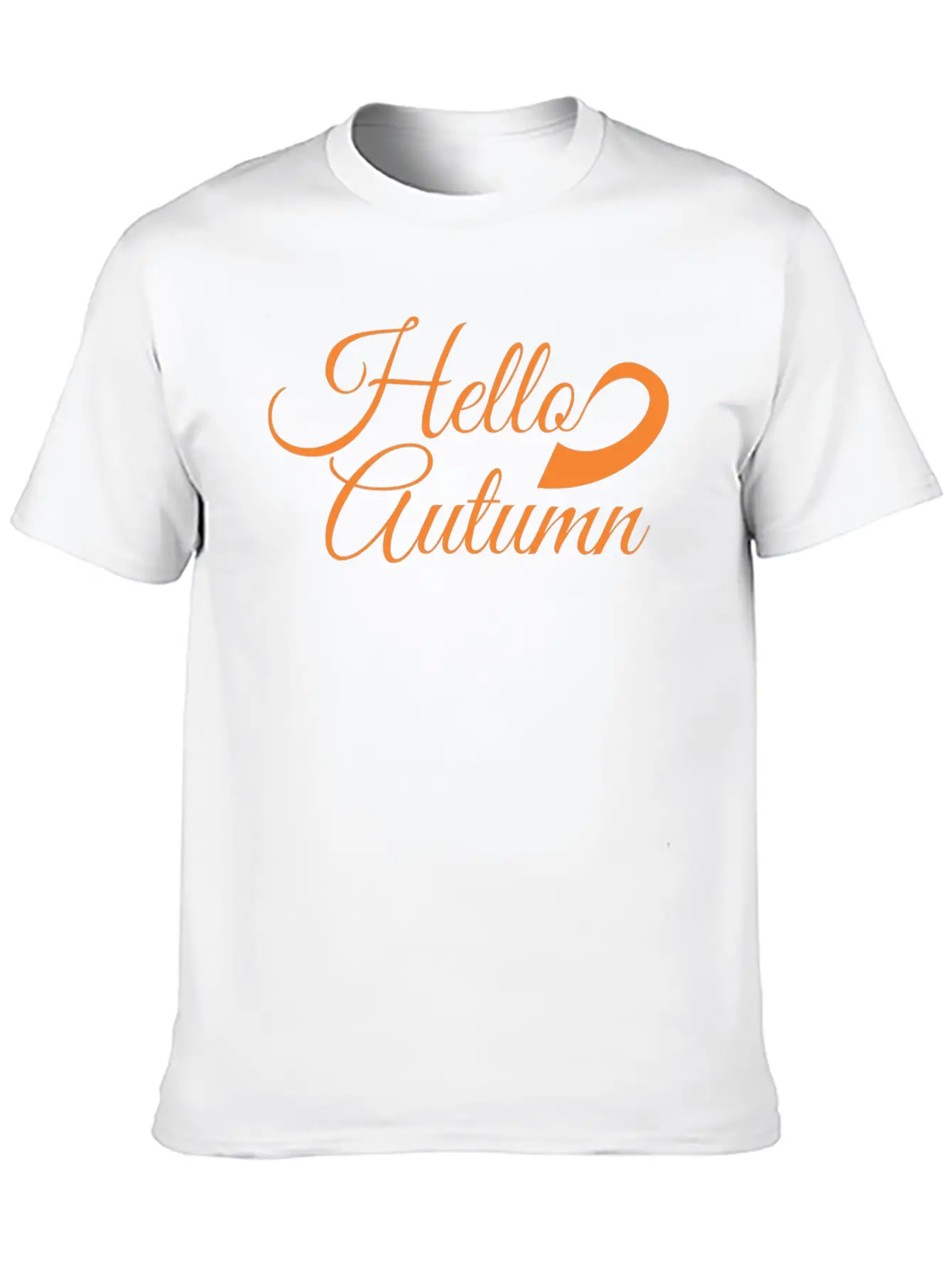 Hello Autumn Essential Cotton Tee For Daily Outfits – Unisex Style