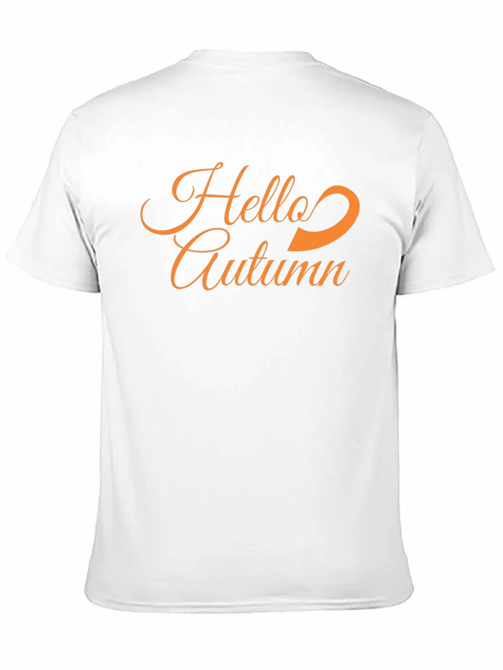 Hello Autumn Essential Cotton Tee For Daily Outfits – Unisex Style