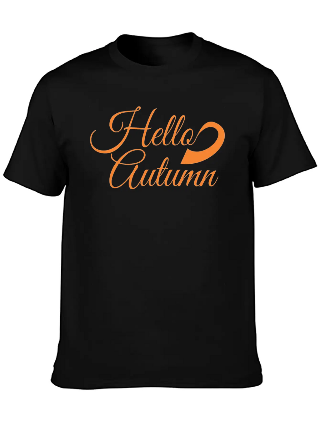 Hello Autumn Essential Cotton Tee For Daily Outfits – Unisex Style
