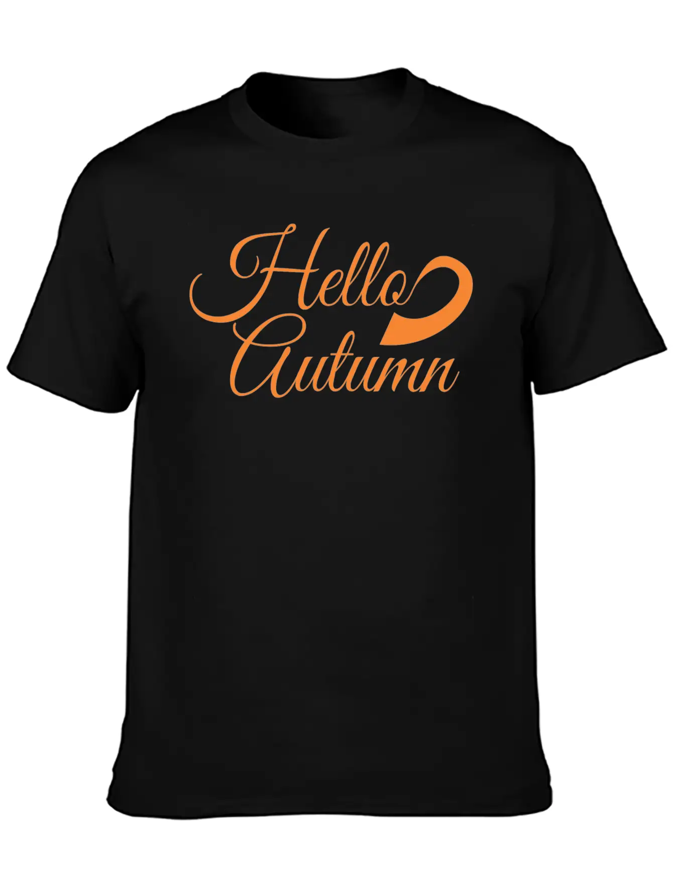 Hello Autumn Essential Cotton Tee For Daily Outfits – Unisex Style