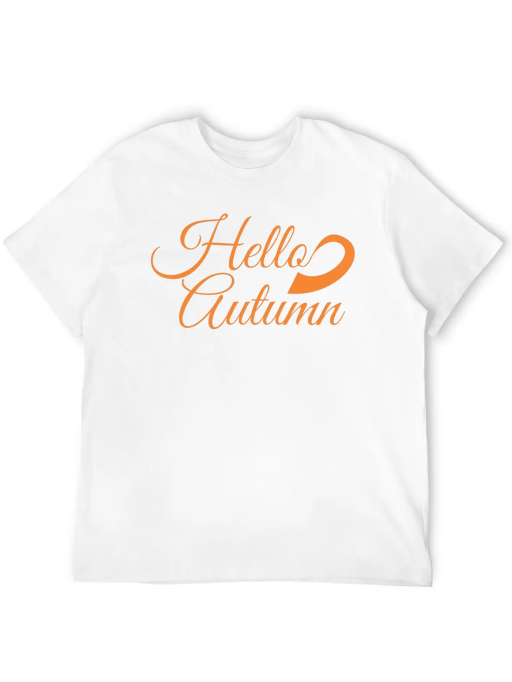 Hello Autumn Essential Cotton Tee For Daily Outfits – Unisex Style