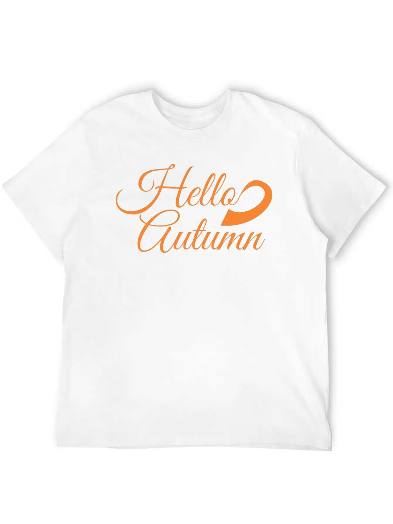 Hello Autumn Essential Cotton Tee For Daily Outfits – Unisex Style