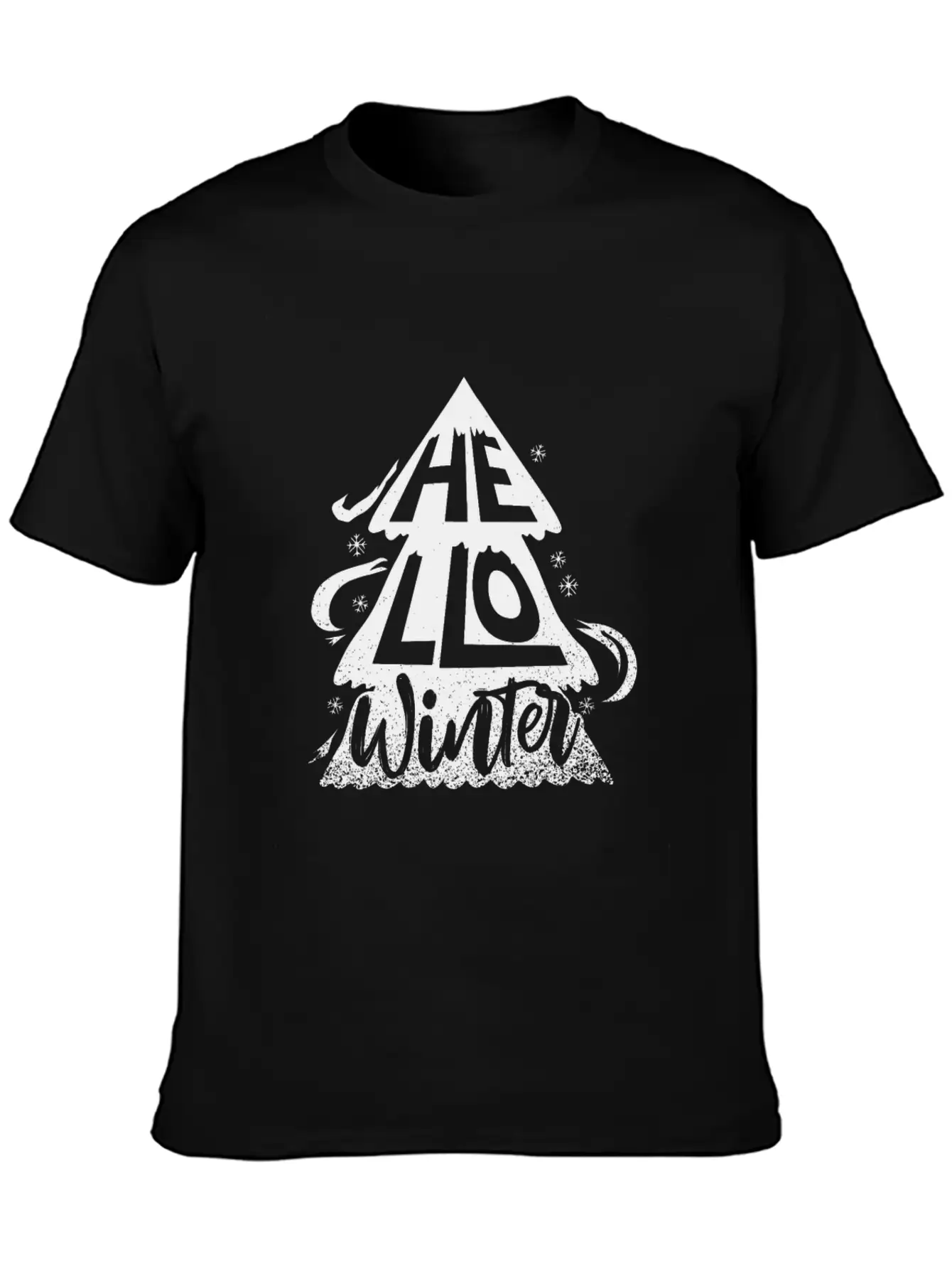 Hello Winter Unisex Casual T-Shirt – Clean Design For Daily Comfort