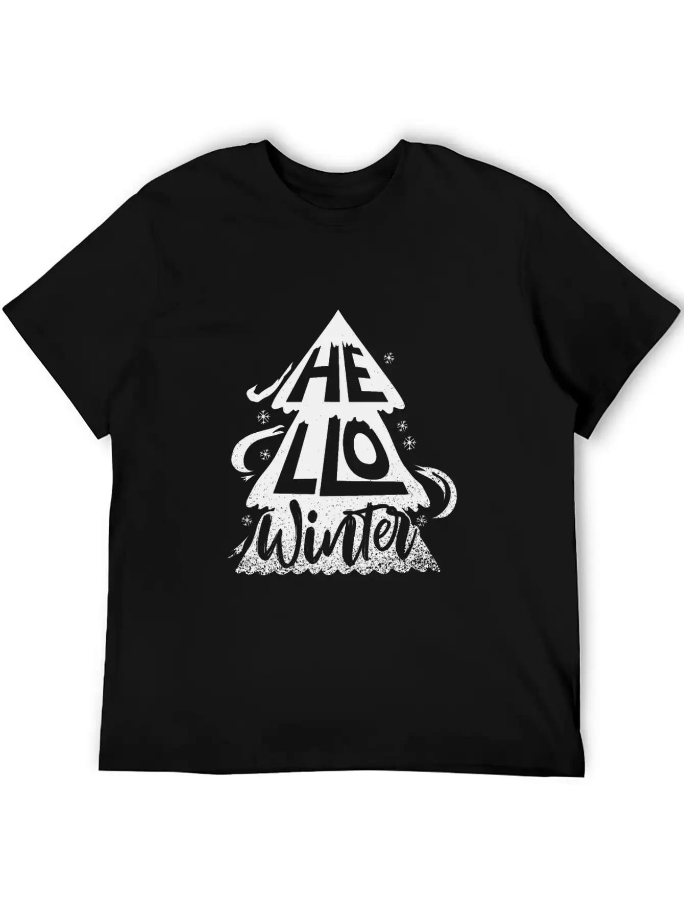 Hello Winter Unisex Casual T-Shirt – Clean Design For Daily Comfort