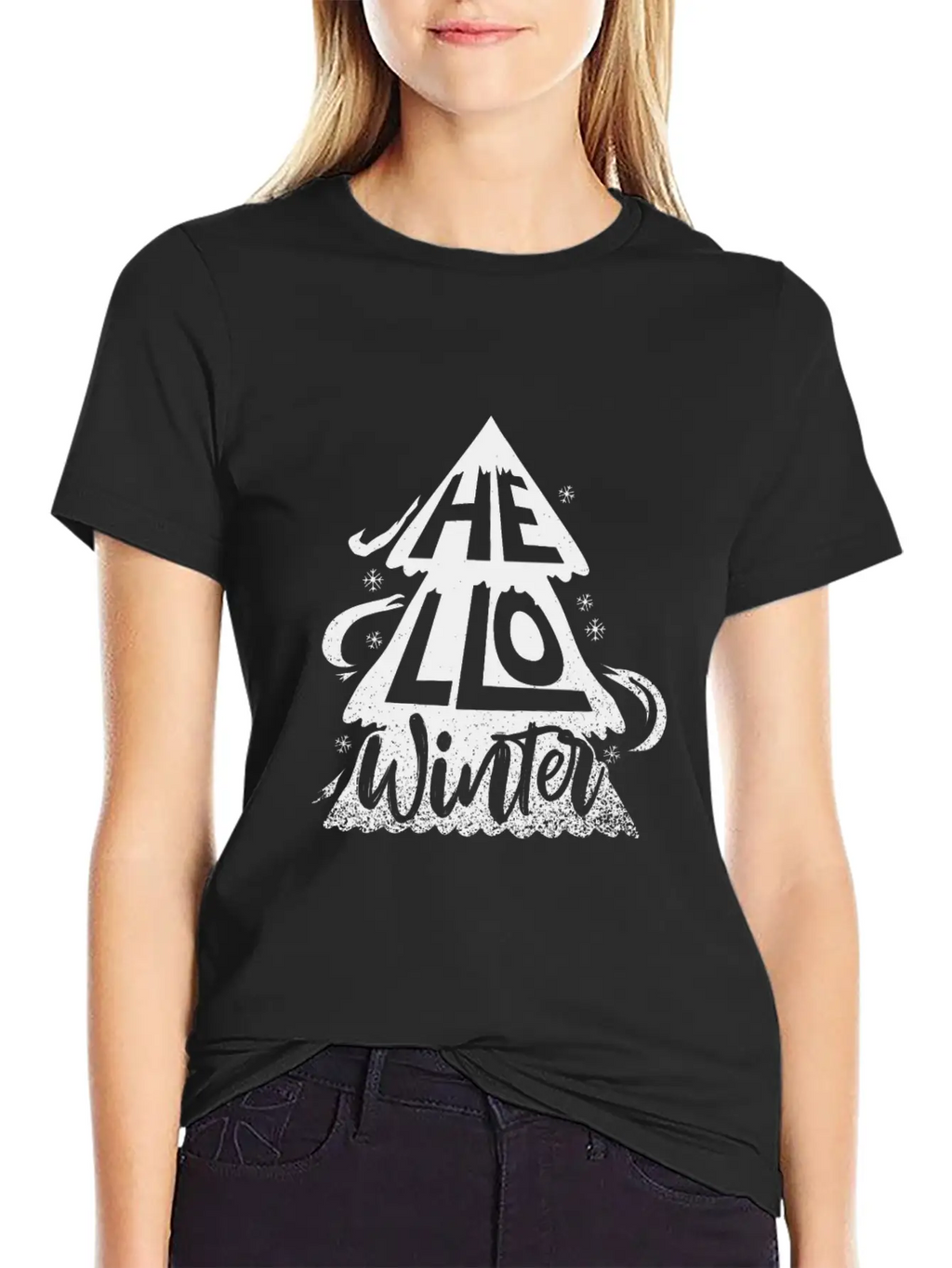 Hello Winter Unisex Casual T-Shirt – Clean Design For Daily Comfort