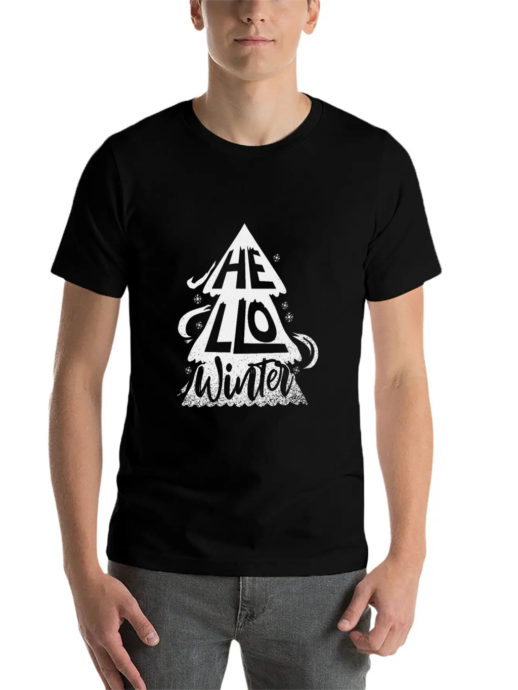 Hello Winter Unisex Casual T-Shirt – Clean Design For Daily Comfort
