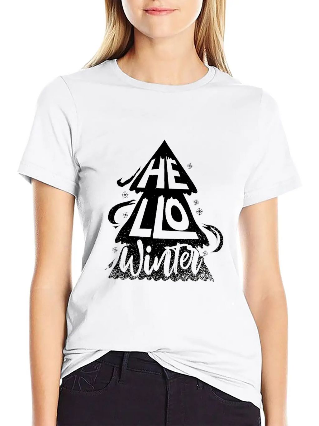Hello Winter Unisex Casual T-Shirt – Clean Design For Daily Comfort