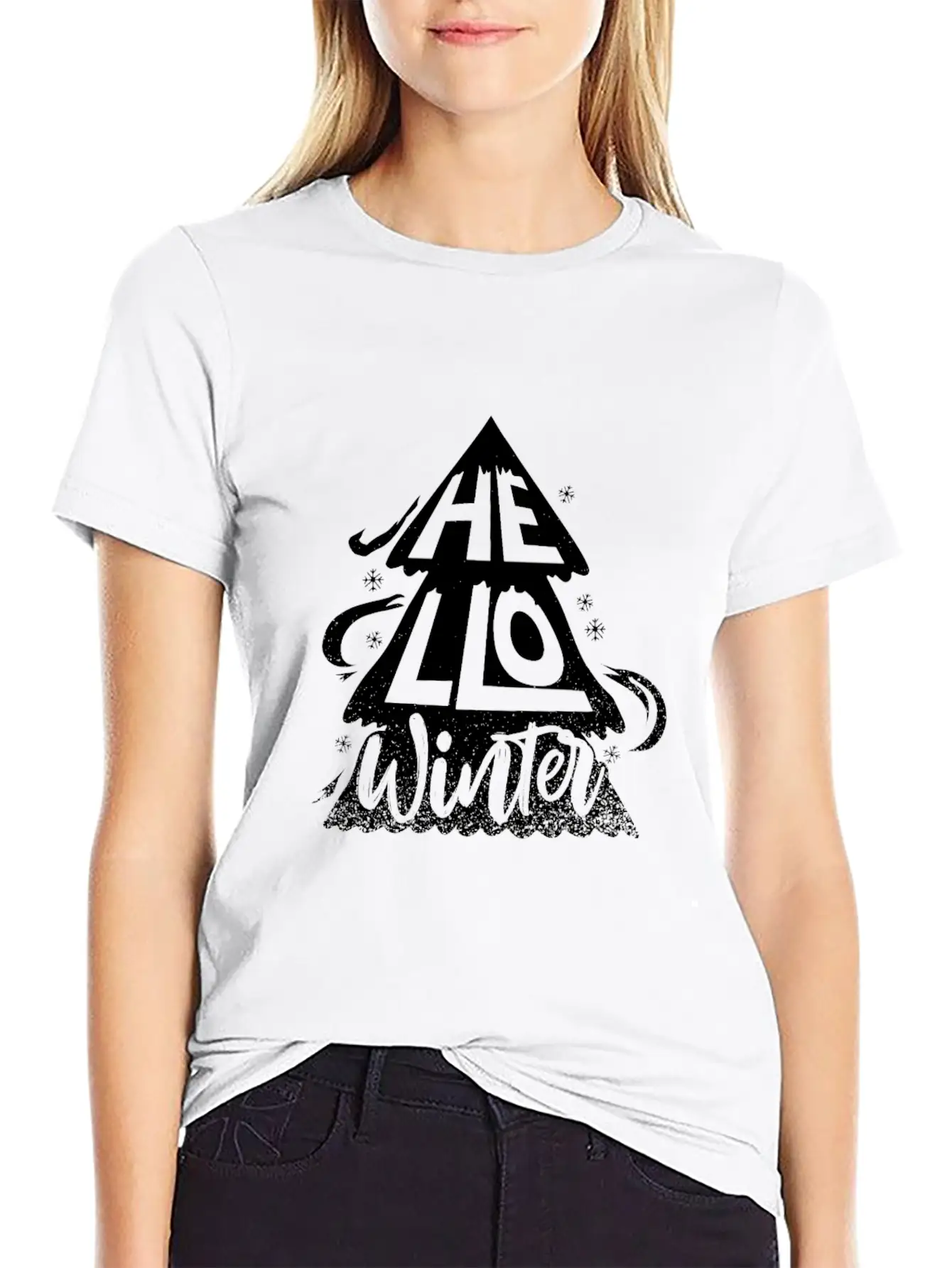 Hello Winter Unisex Casual T-Shirt – Clean Design For Daily Comfort