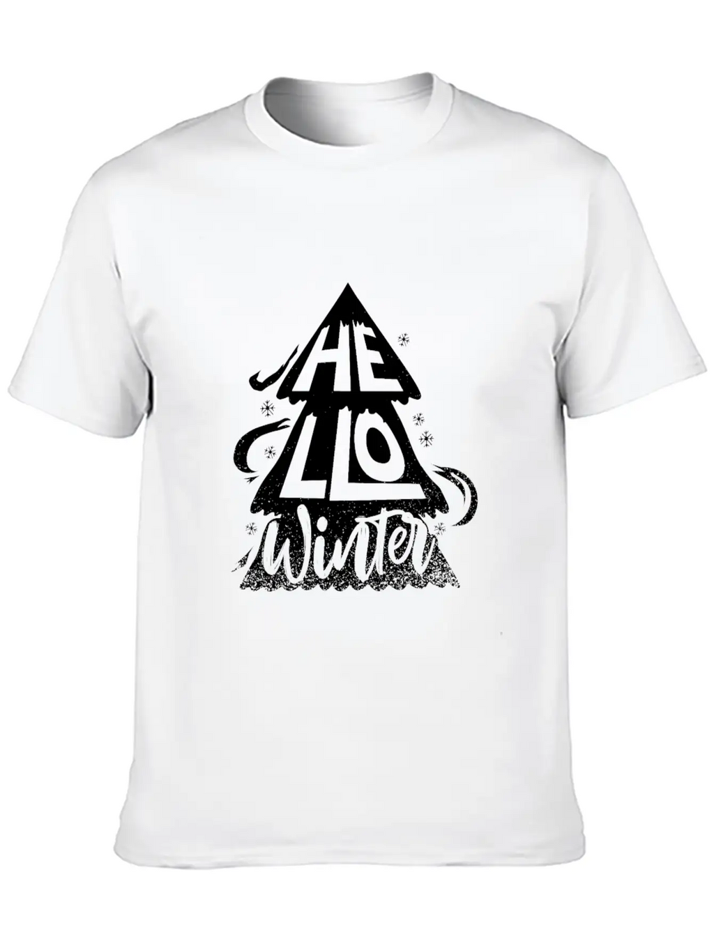Hello Winter Unisex Casual T-Shirt – Clean Design For Daily Comfort