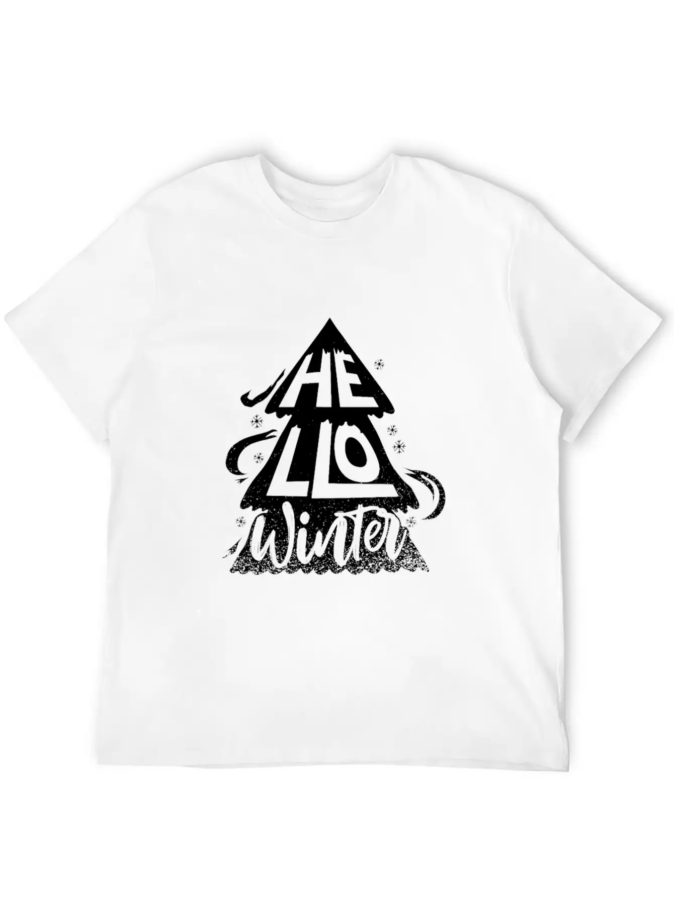 Hello Winter Unisex Casual T-Shirt – Clean Design For Daily Comfort