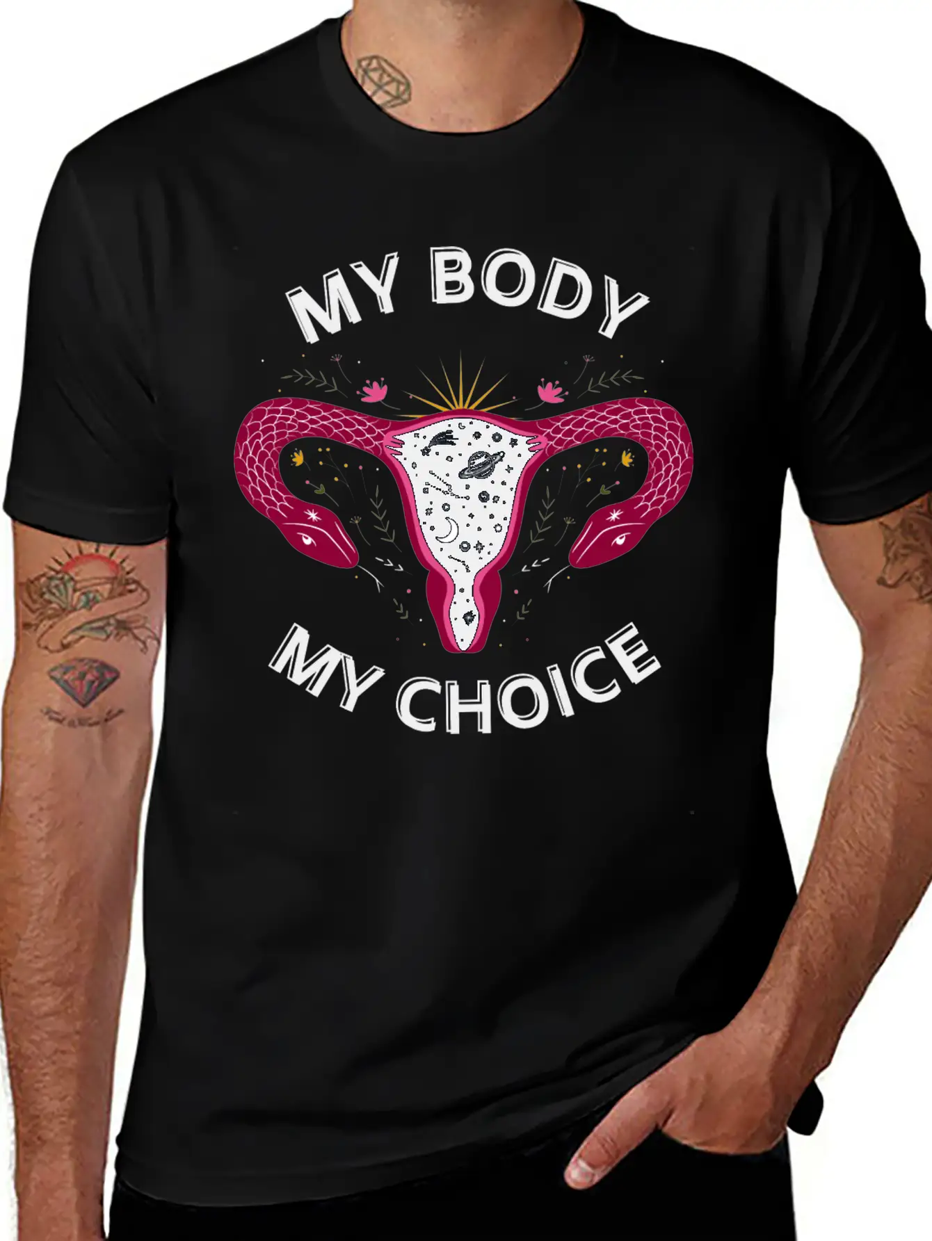 Her Body Her Choice Breathable Soft Cotton T-Shirt – Timeless Casual Look