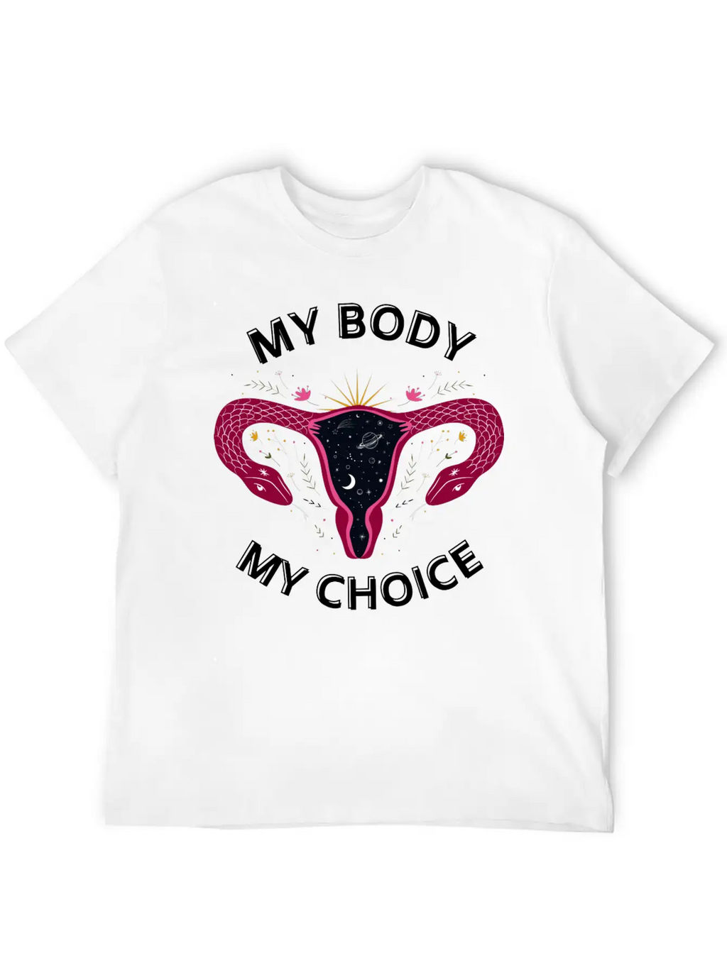 Her Body Her Choice Breathable Soft Cotton T-Shirt – Timeless Casual Look