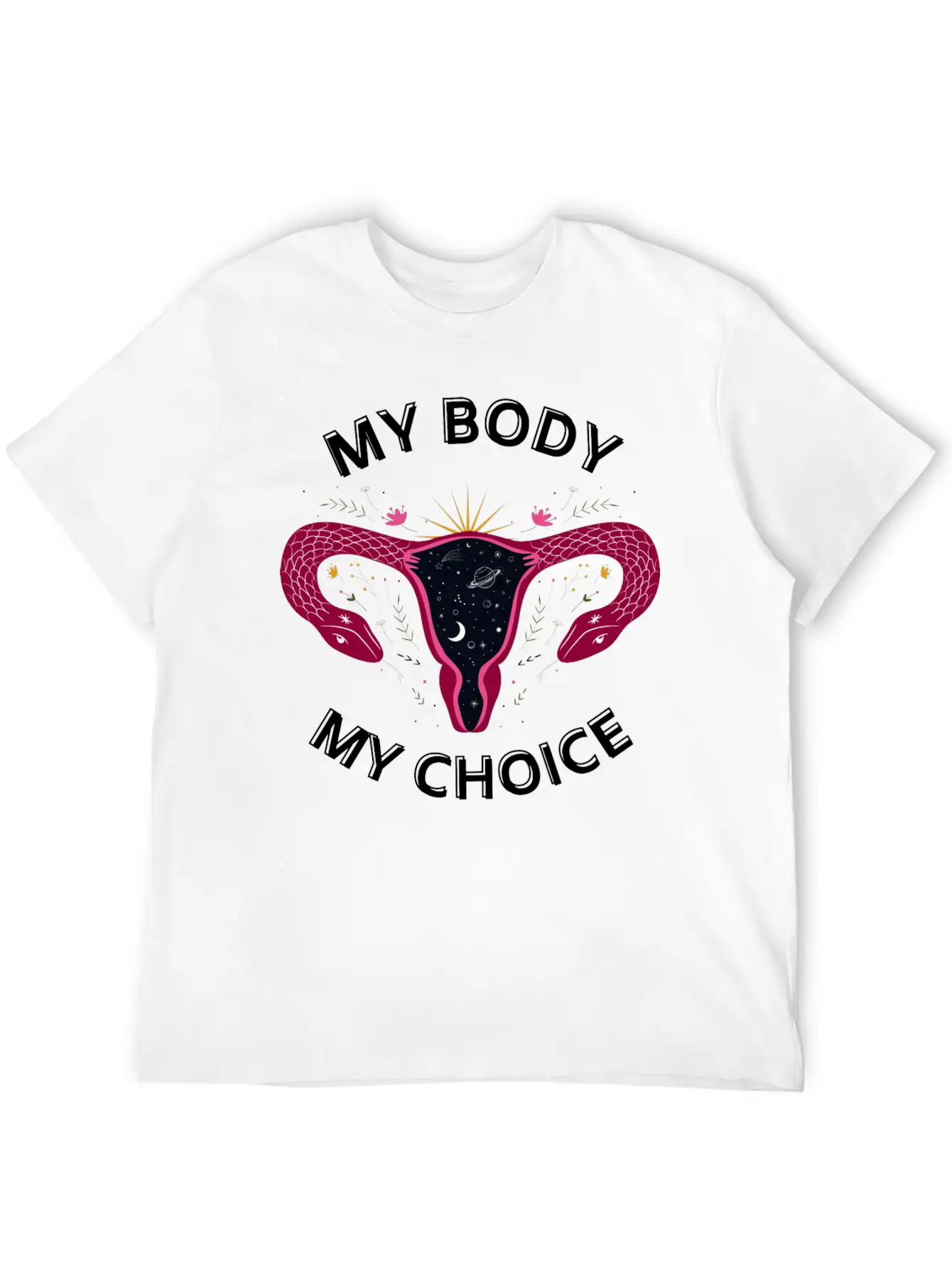 Her Body Her Choice Breathable Soft Cotton T-Shirt – Timeless Casual Look