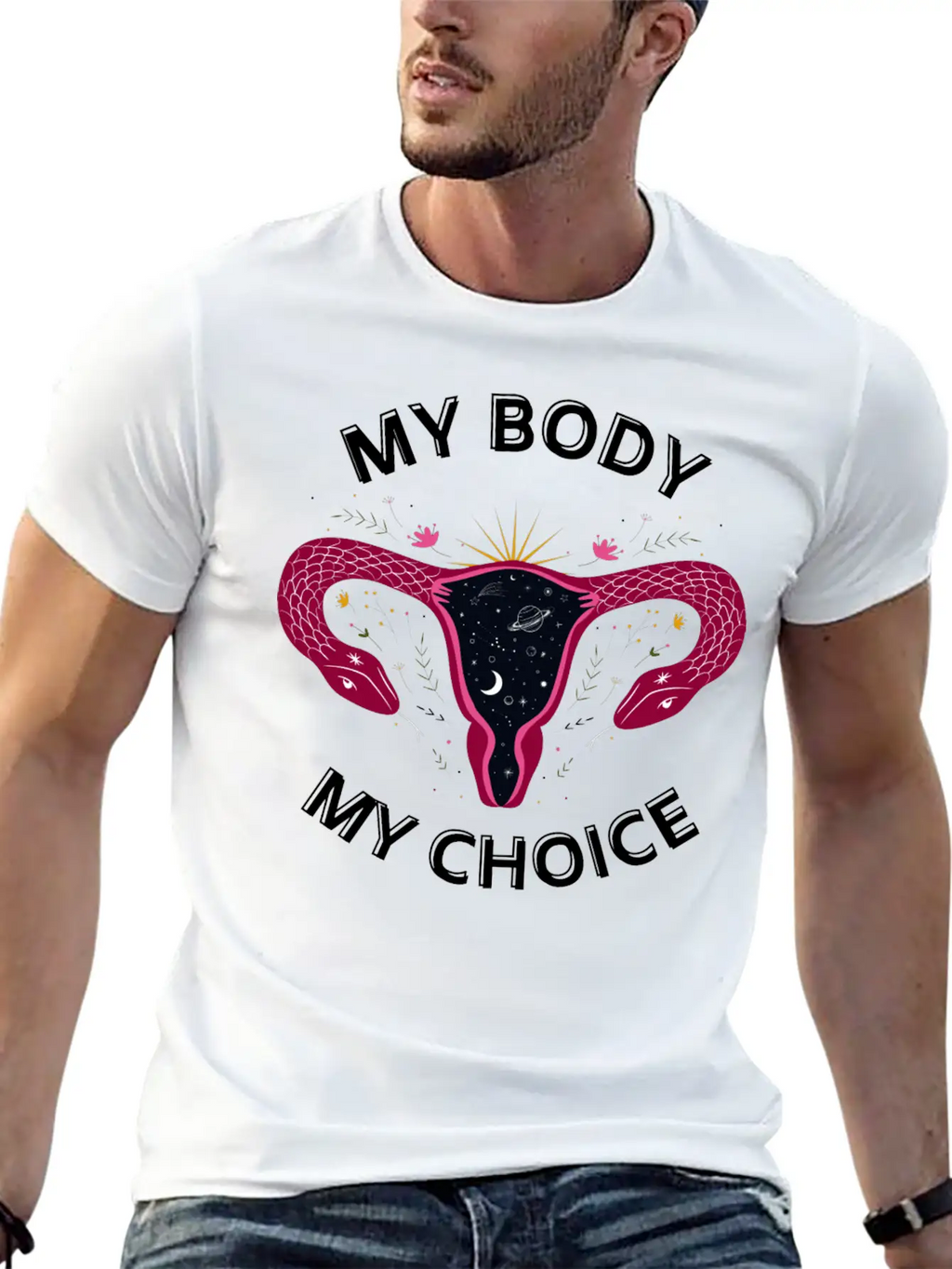 Her Body Her Choice Breathable Soft Cotton T-Shirt – Timeless Casual Look