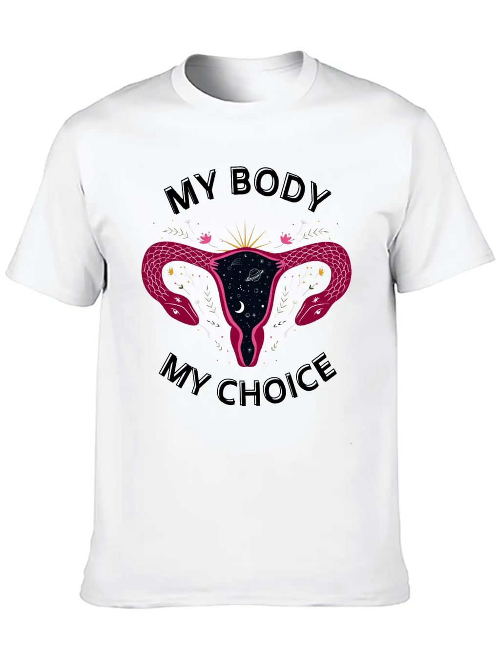 Her Body Her Choice Breathable Soft Cotton T-Shirt – Timeless Casual Look