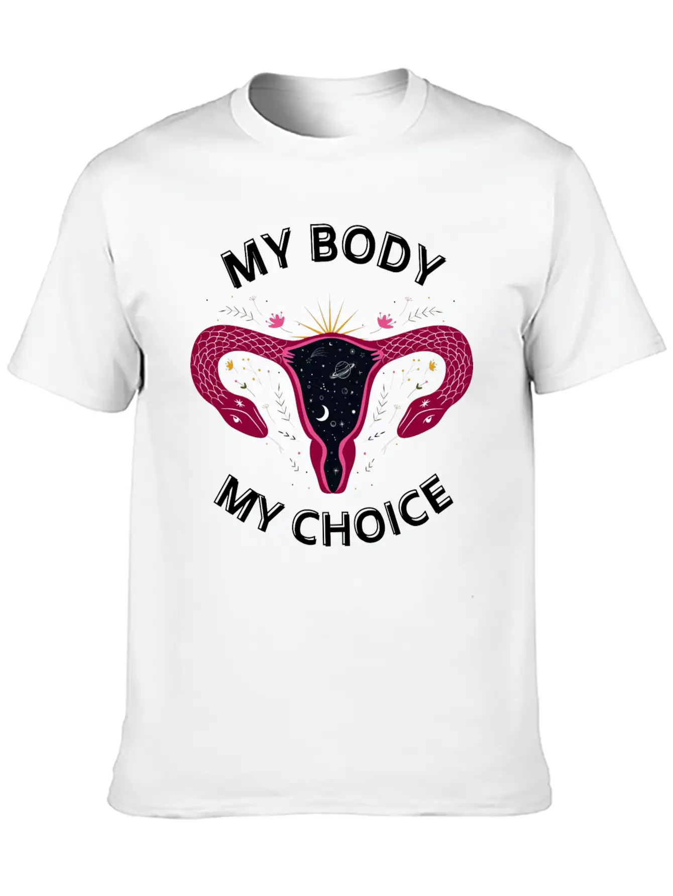 Her Body Her Choice Breathable Soft Cotton T-Shirt – Timeless Casual Look