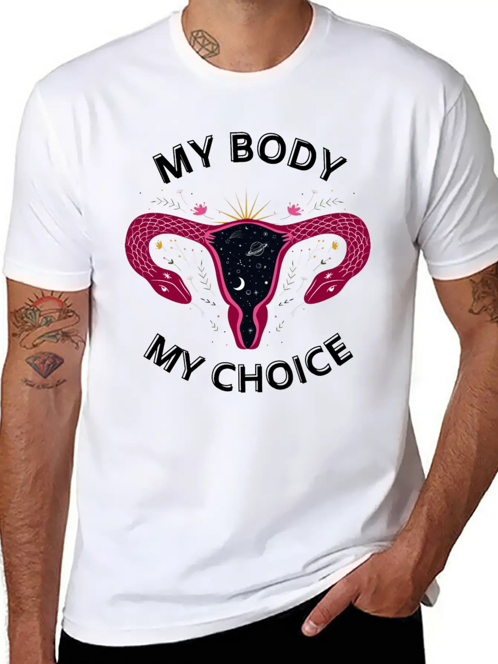 Her Body Her Choice Breathable Soft Cotton T-Shirt – Timeless Casual Look