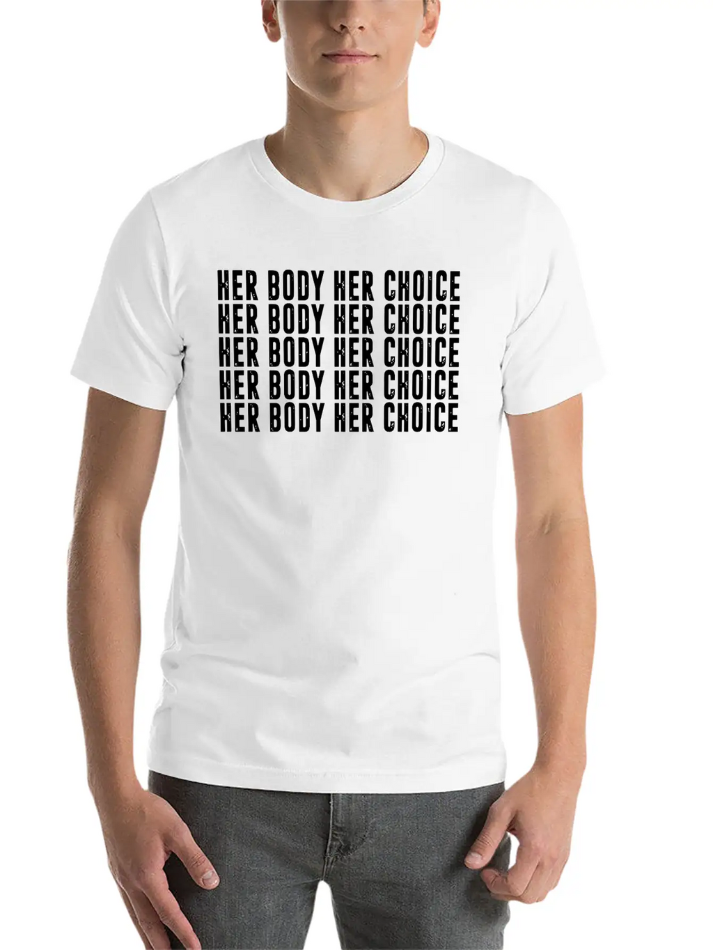 Her Body Her Choice Unisex Casual T-Shirt – Clean Design For Daily Comfort