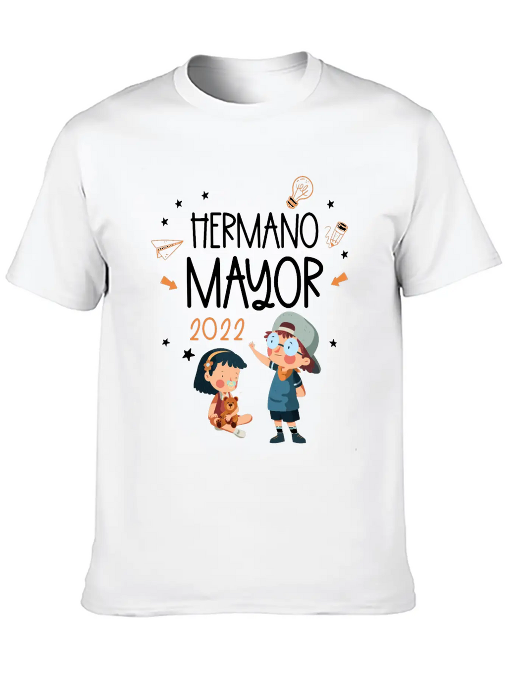 Hermano Mayor 2021 Only Child Big Brother 2021 Unisex Casual T-Shirt – Clean Design For Daily Comfort