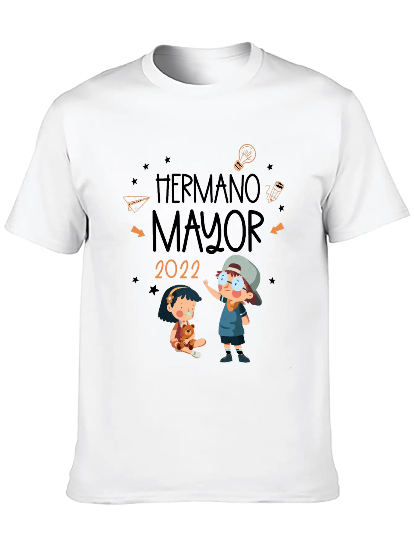 Hermano Mayor 2021 Only Child Big Brother 2021 Unisex Casual T-Shirt – Clean Design For Daily Comfort