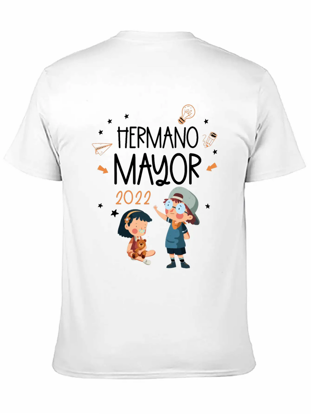 Hermano Mayor 2021 Only Child Big Brother 2021 Unisex Casual T-Shirt – Clean Design For Daily Comfort