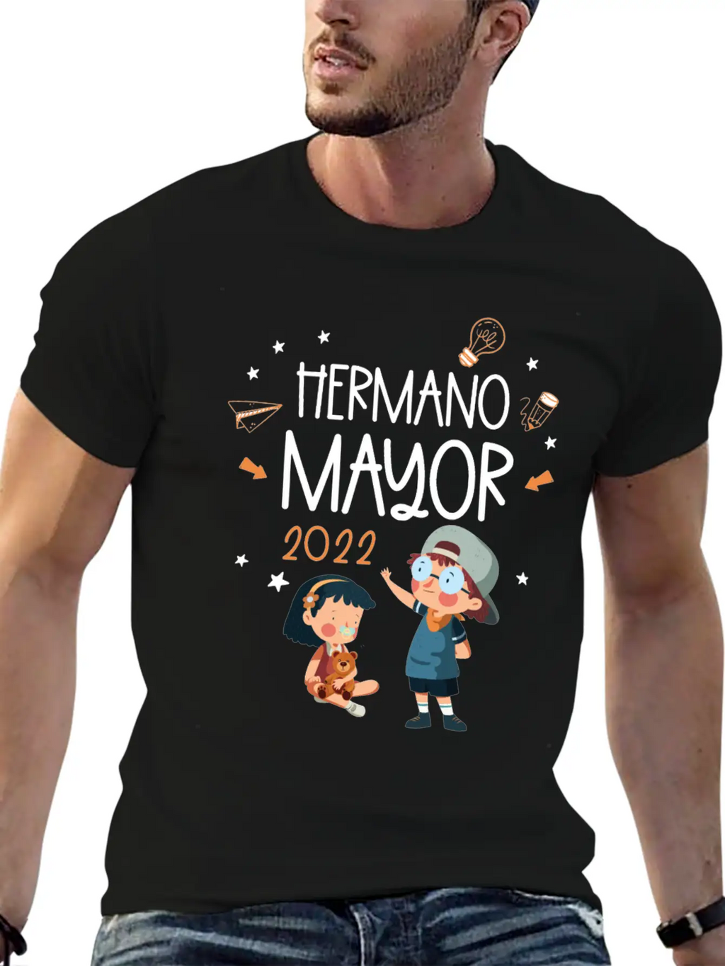 Hermano Mayor 2021 Only Child Big Brother 2021 Unisex Casual T-Shirt – Clean Design For Daily Comfort