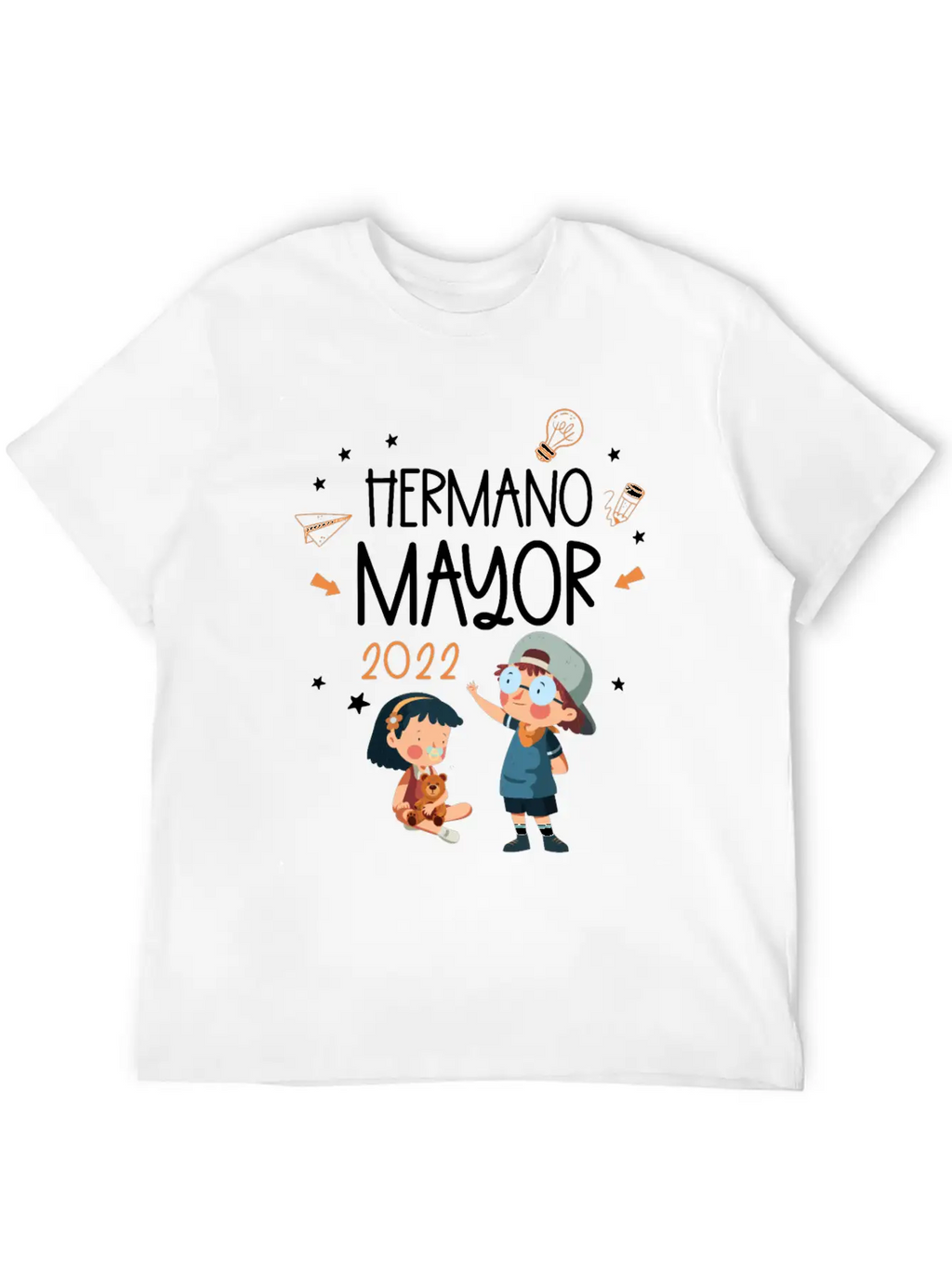 Hermano Mayor 2021 Only Child Big Brother 2021 Unisex Casual T-Shirt – Clean Design For Daily Comfort