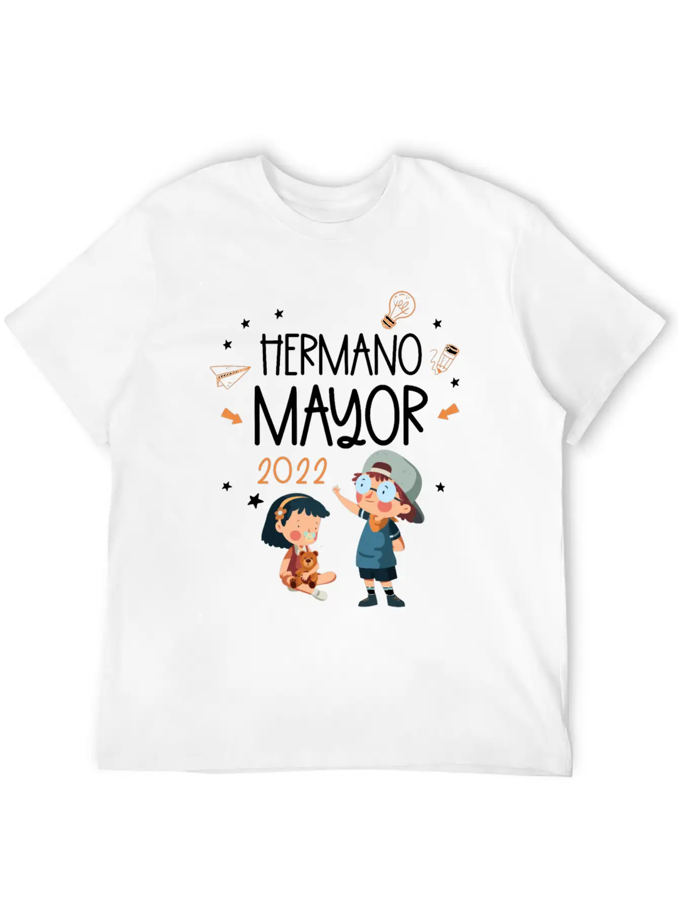 Hermano Mayor 2021 Only Child Big Brother 2021 Unisex Casual T-Shirt – Clean Design For Daily Comfort