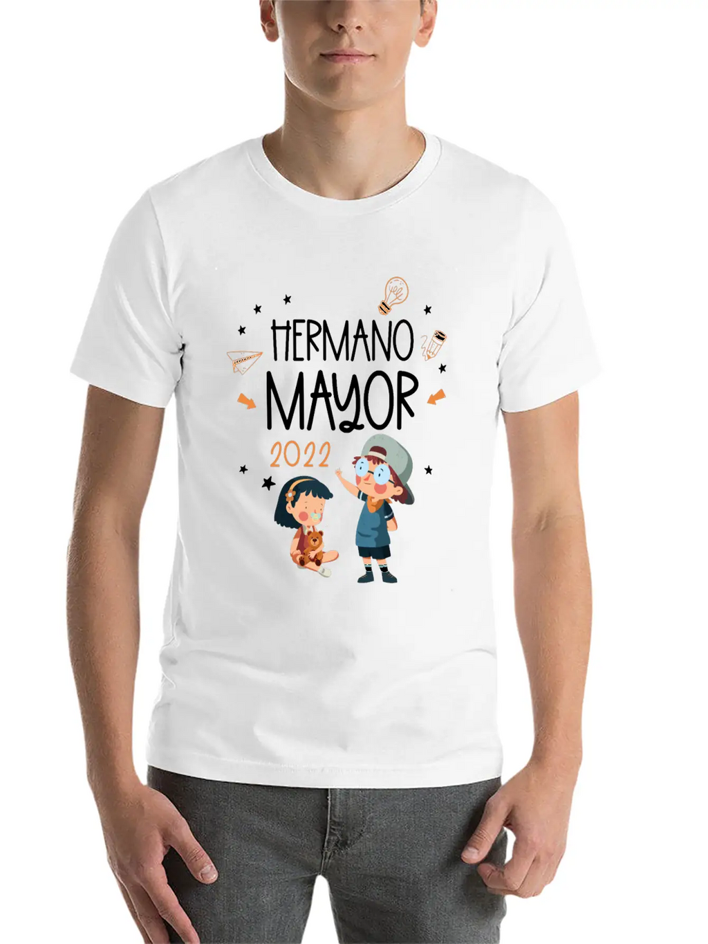 Hermano Mayor 2021 Only Child Big Brother 2021 Unisex Casual T-Shirt – Clean Design For Daily Comfort