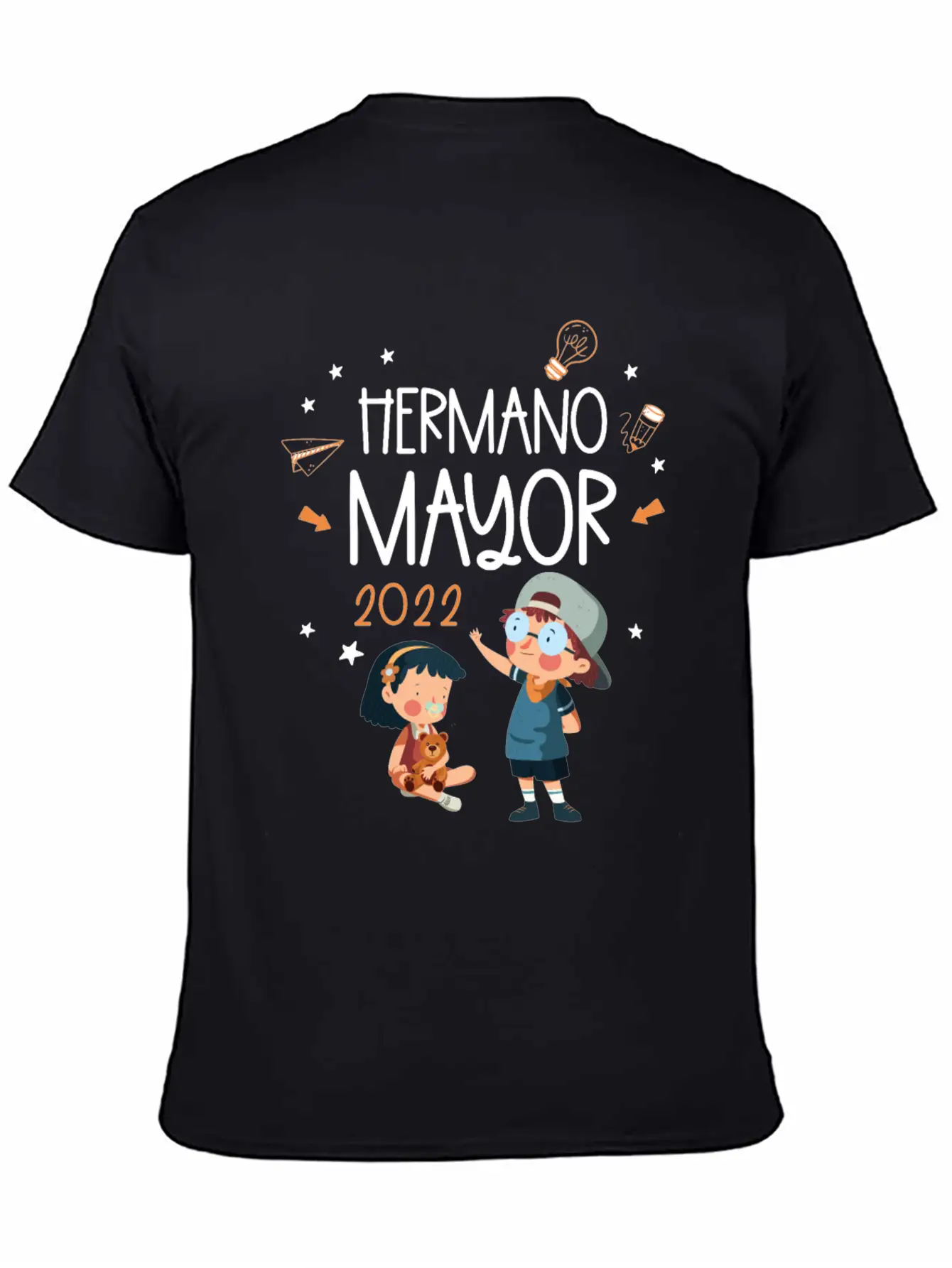 Hermano Mayor 2021 Only Child Big Brother 2021 Unisex Casual T-Shirt – Clean Design For Daily Comfort
