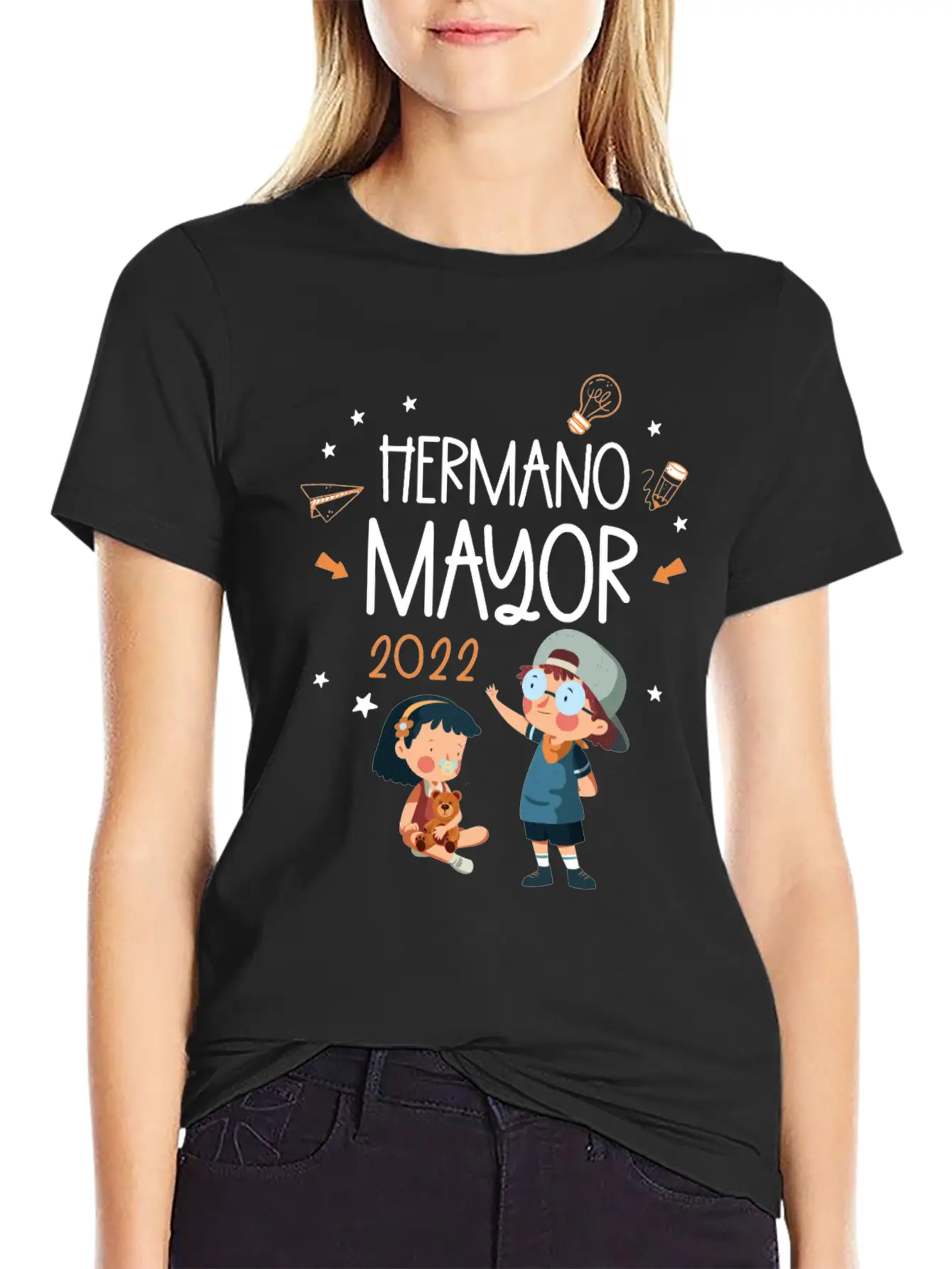Hermano Mayor 2021 Only Child Big Brother 2021 Unisex Casual T-Shirt – Clean Design For Daily Comfort