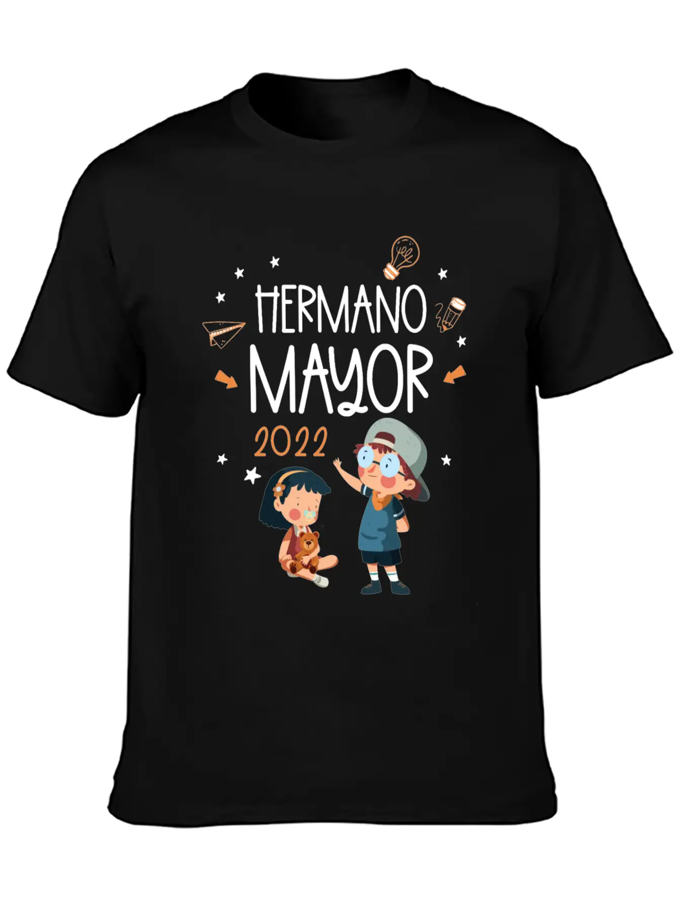 Hermano Mayor 2021 Only Child Big Brother 2021 Unisex Casual T-Shirt – Clean Design For Daily Comfort